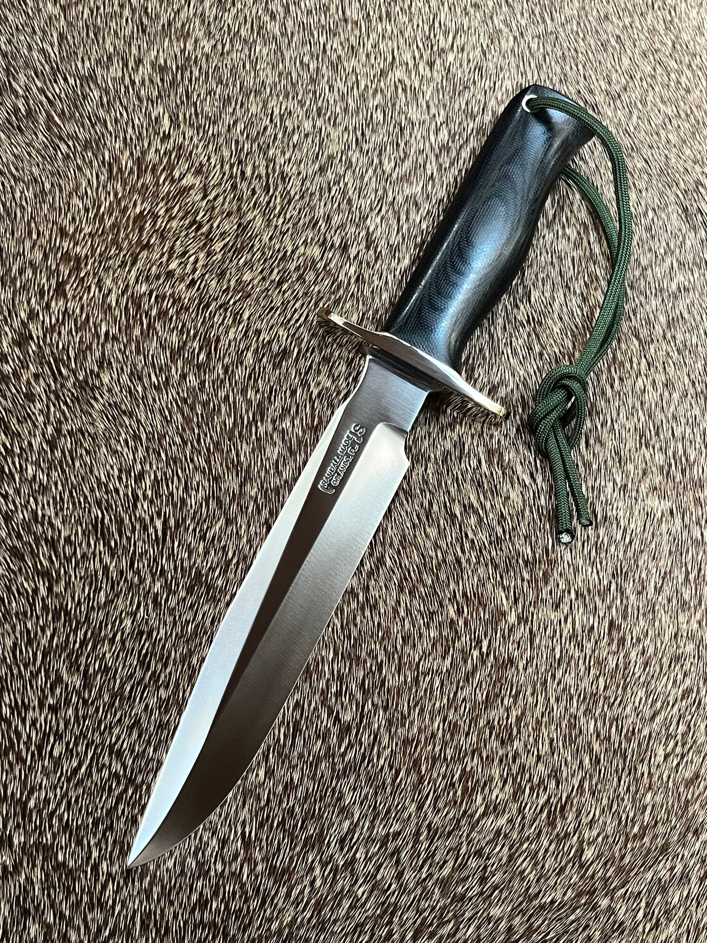 Model 16-7” Special Fighter #1 NASA Black Canvas Micarta