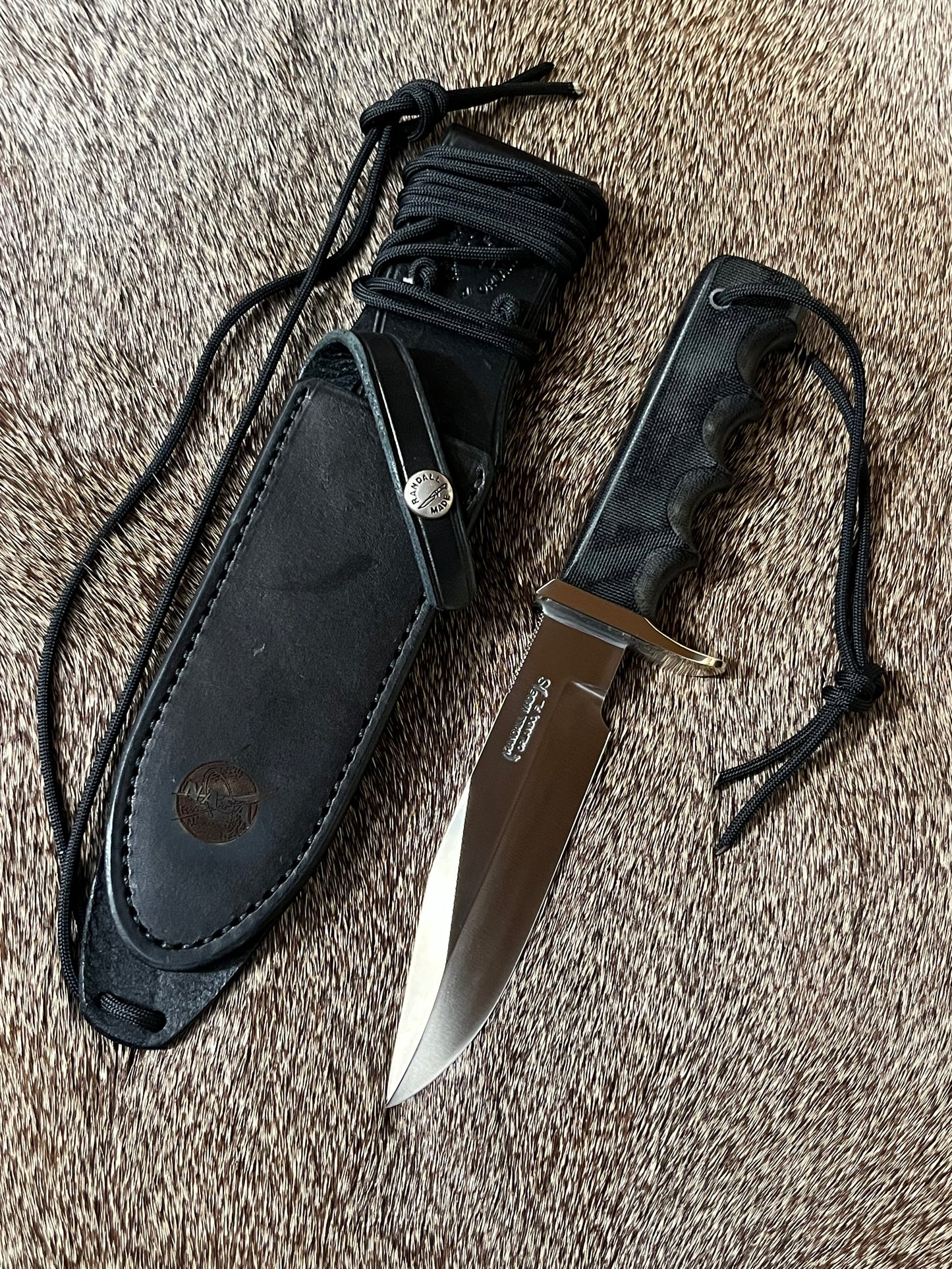 Model 15 Airman NASA Black Canvas Micarta