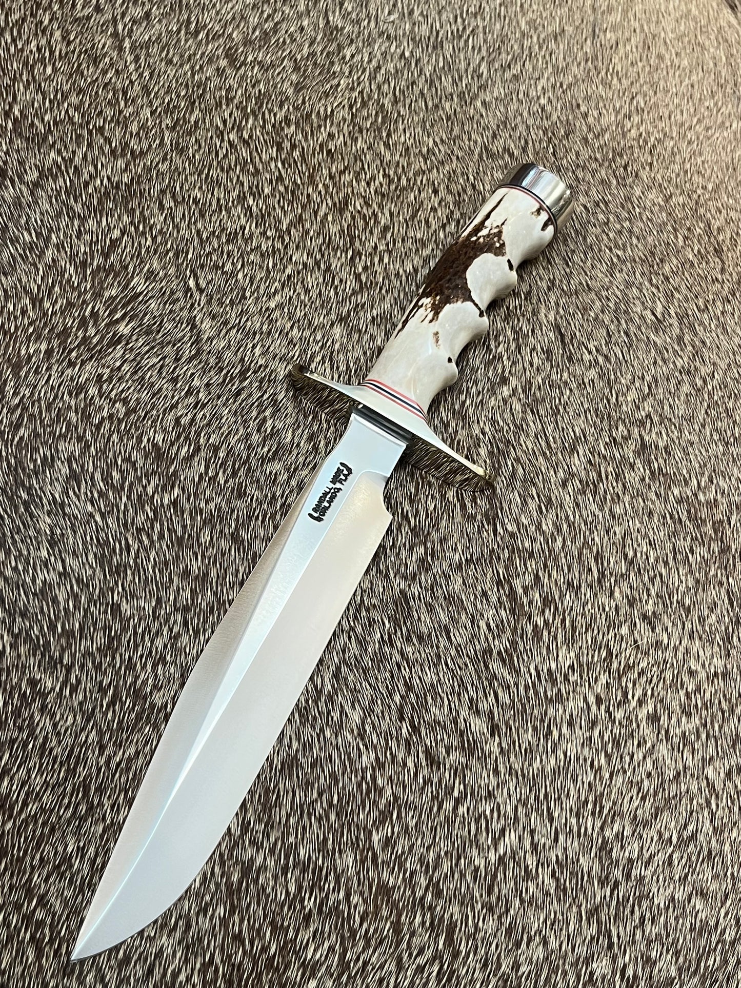New in Paper Randall Knife Model 1-7 Korean War 75th Anniversary Commemorative 1 of 50 made, Stag finger grooves.