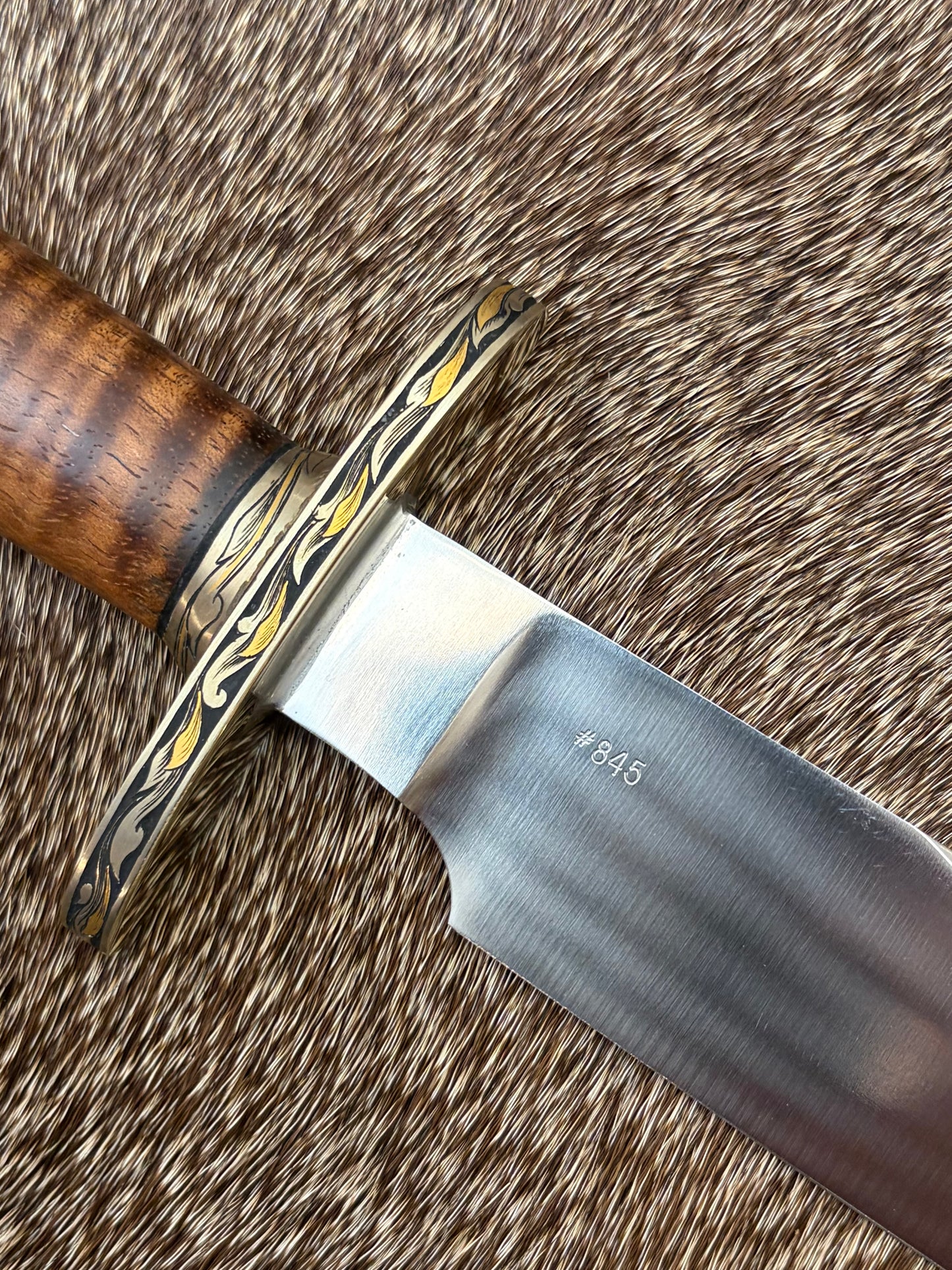 Nordic Special, Expedition  Grade Curly Koa, Engraved by Master Engraver Jere Davidson with Gold Inlays