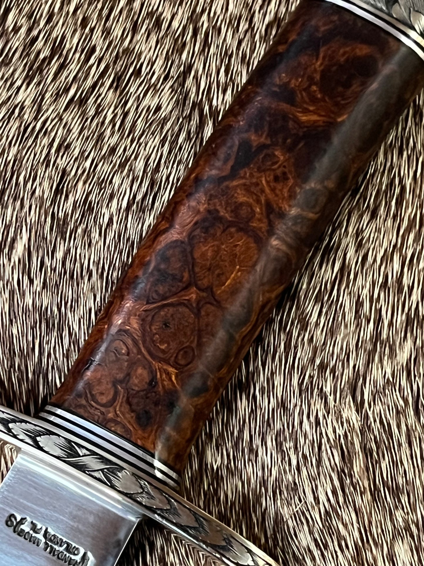 Nordic Special, Expedition  Grade Iron Wood, Nickel Silver Hardware and Engraved by Ron Skaggs