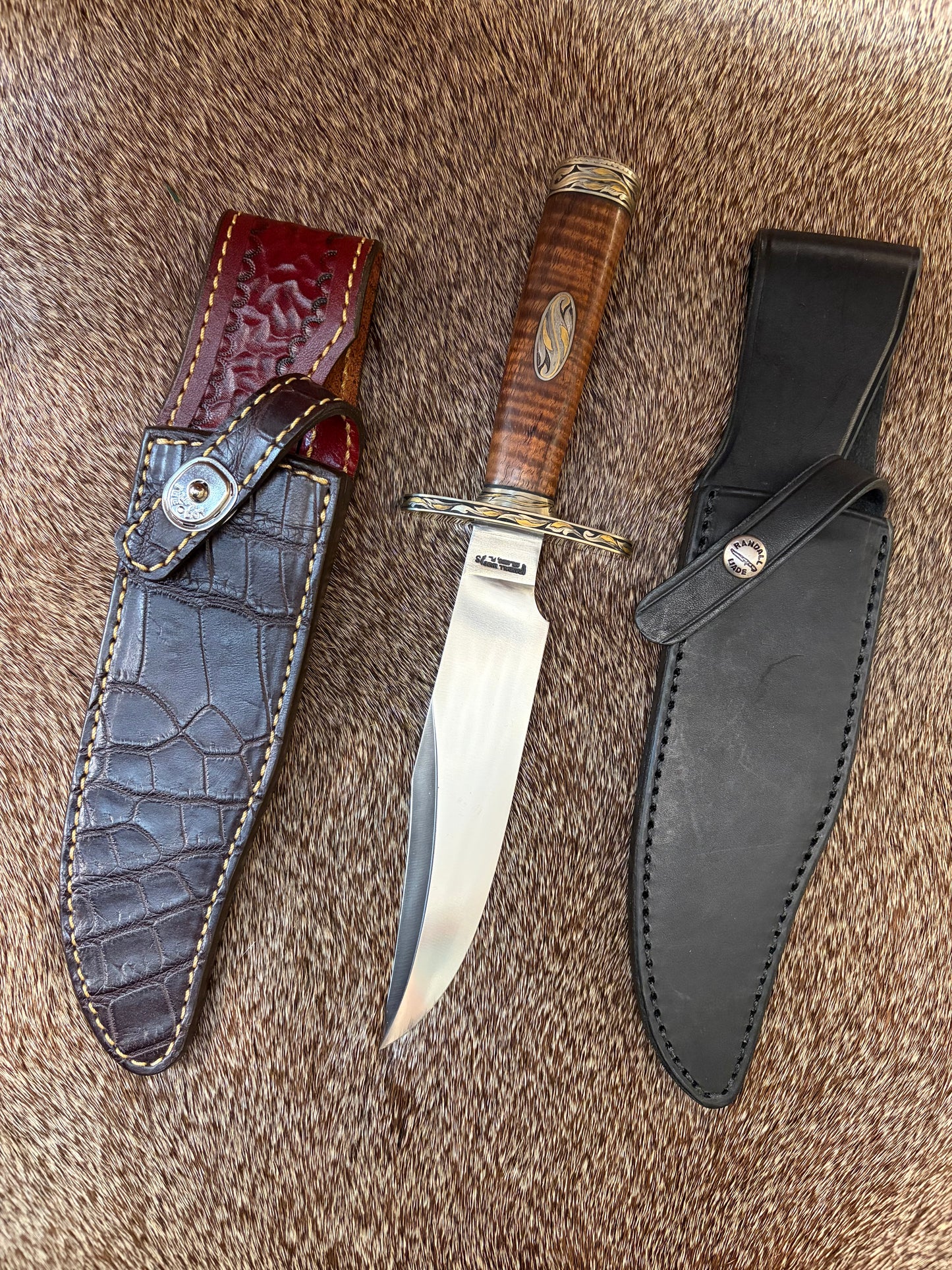Nordic Special, Expedition  Grade Curly Koa, Engraved by Master Engraver Jere Davidson with Gold Inlays