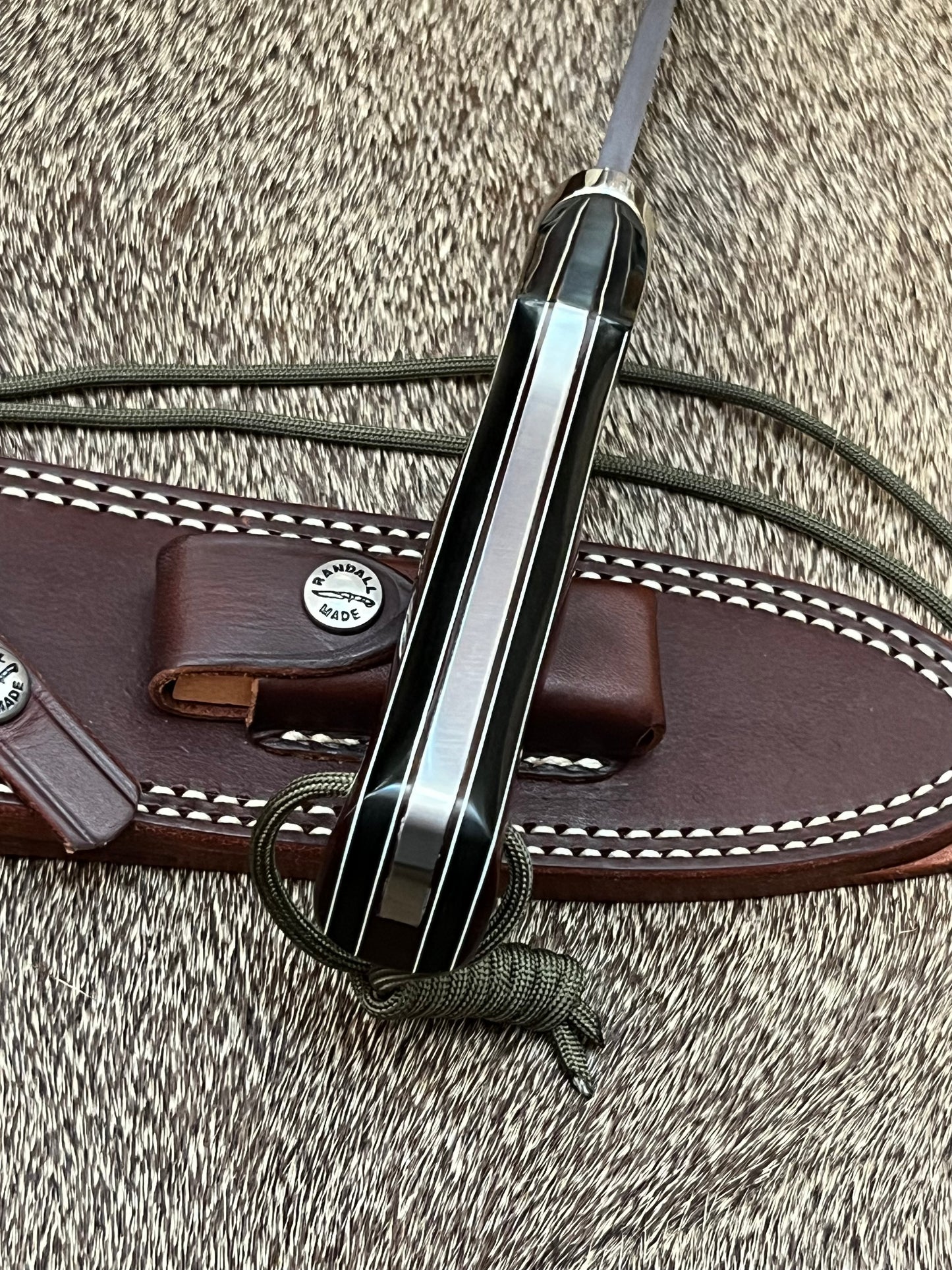 Model 14 - Attack with Brown, White and Black Micarta