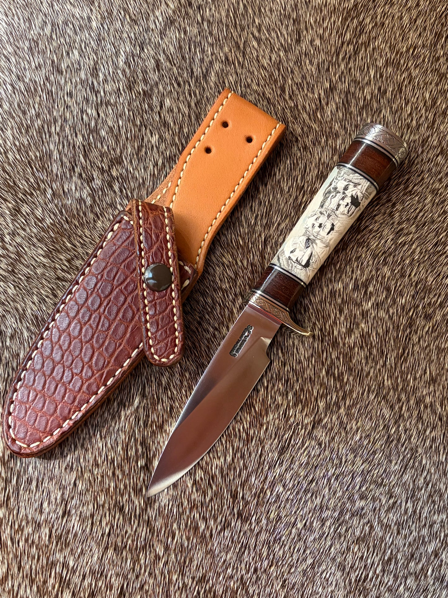 Model 26 Pathfinder, Rick Bowles Scrim, Engraved by Master Engraver Steven Fiddler