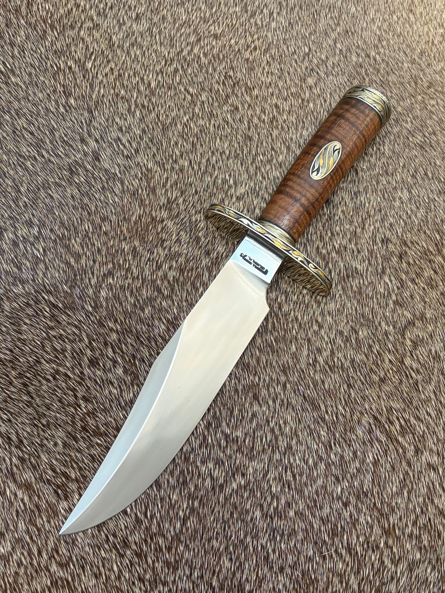 Nordic Special, Expedition  Grade Curly Koa, Engraved by Master Engraver Jere Davidson with Gold Inlays