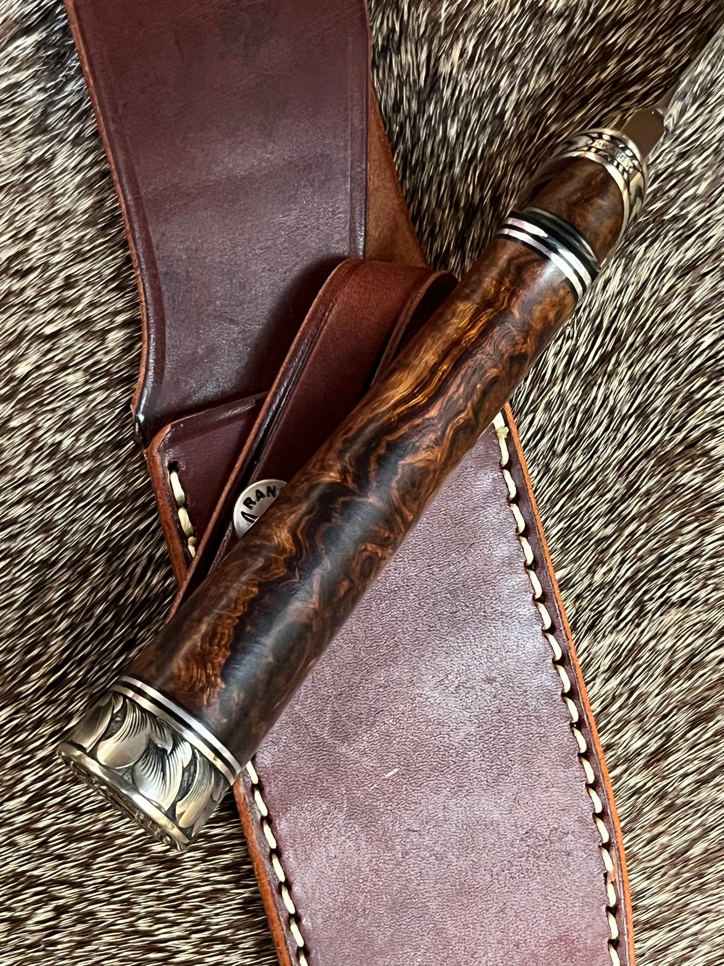 Nordic Special, Expedition  Grade Iron Wood, Nickel Silver Hardware and Engraved by Ron Skaggs