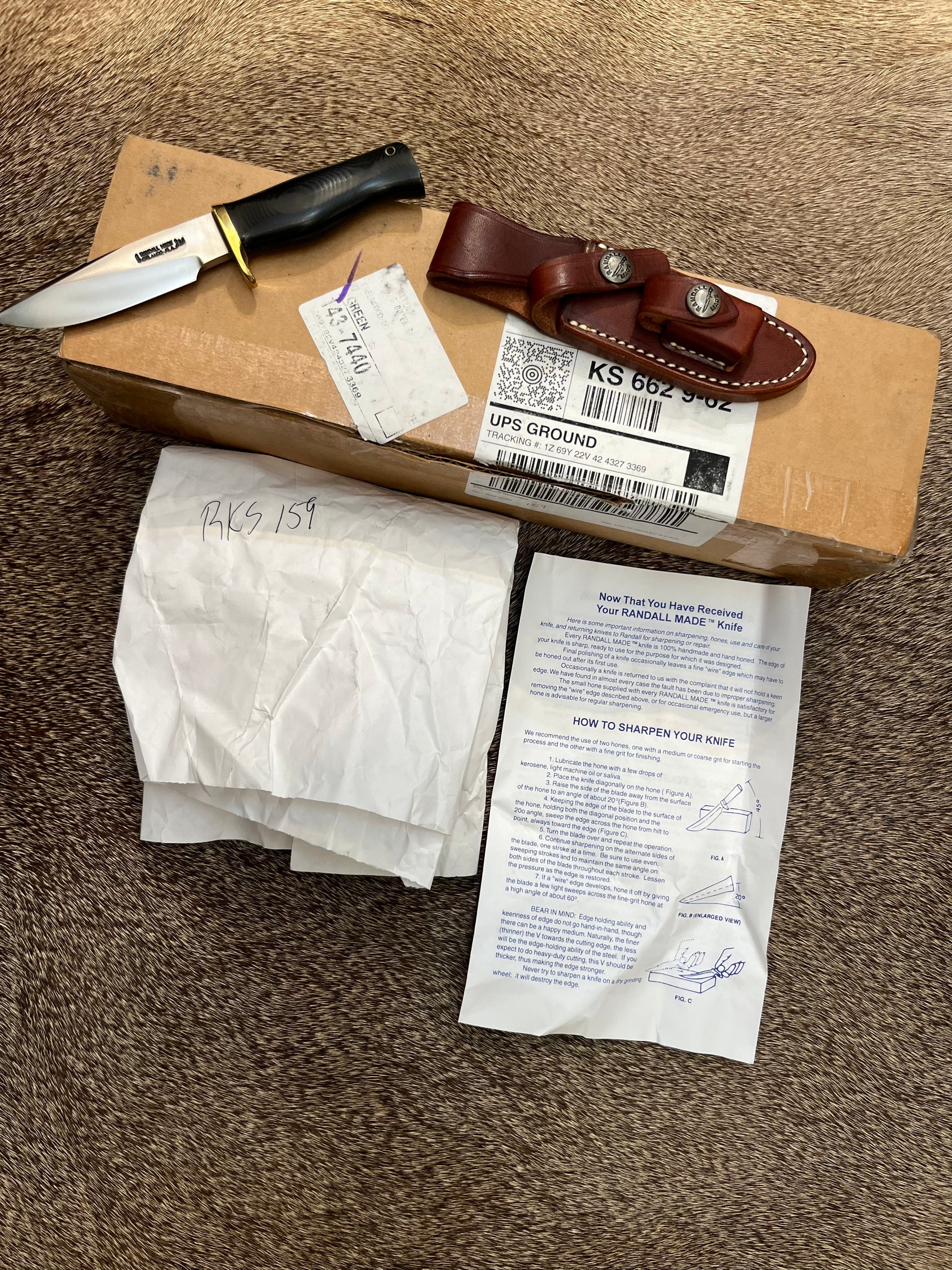 Mini RKS Club Knife #5 Mint condition with original shipping box