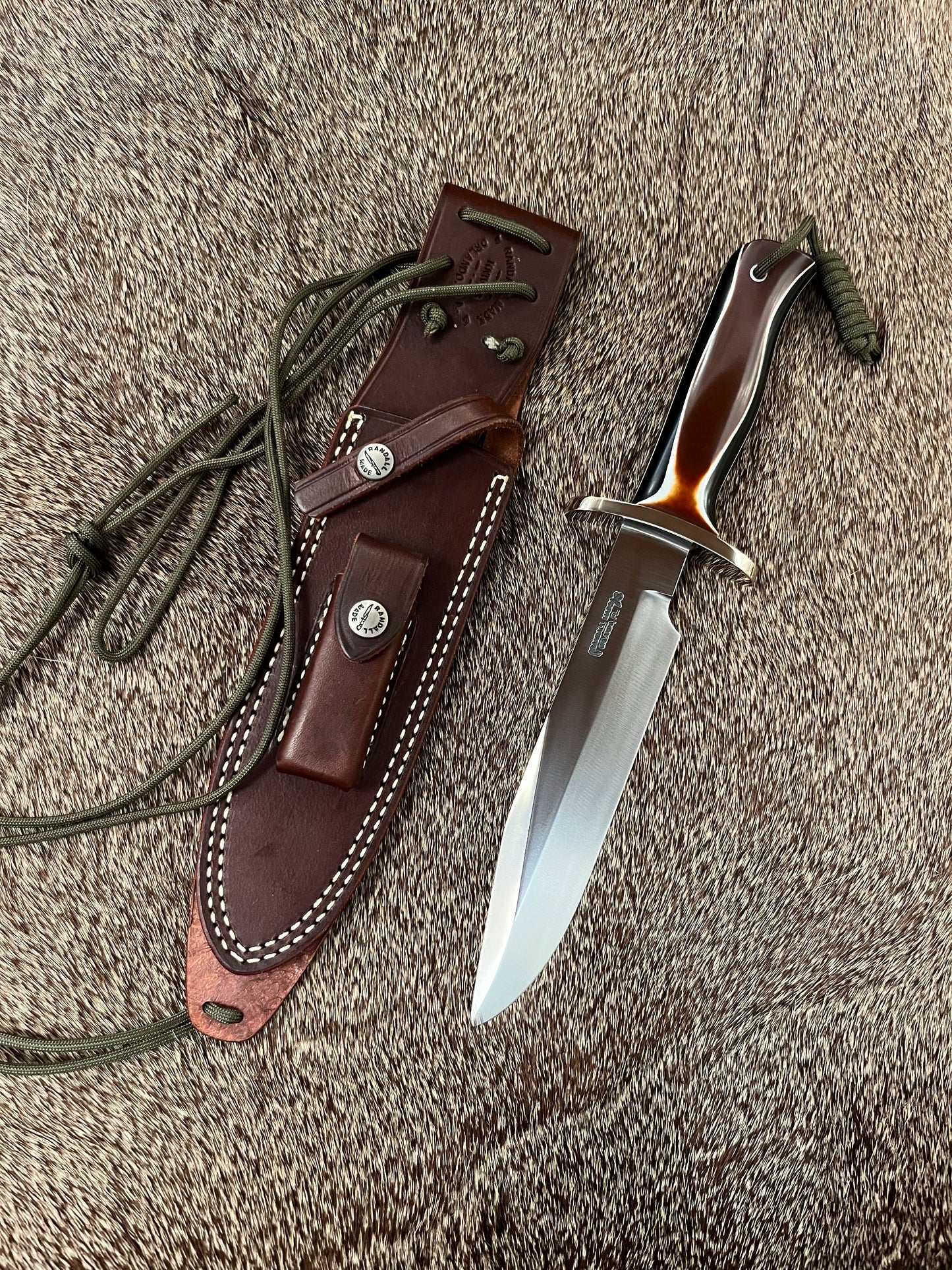 Model 14 - Attack with Brown, White and Black Micarta
