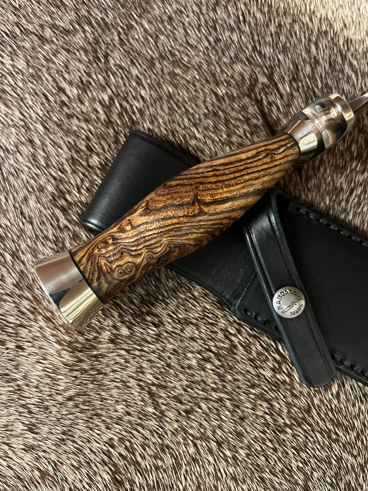Model 2-8” with Beautiful Bocote Wood Handle