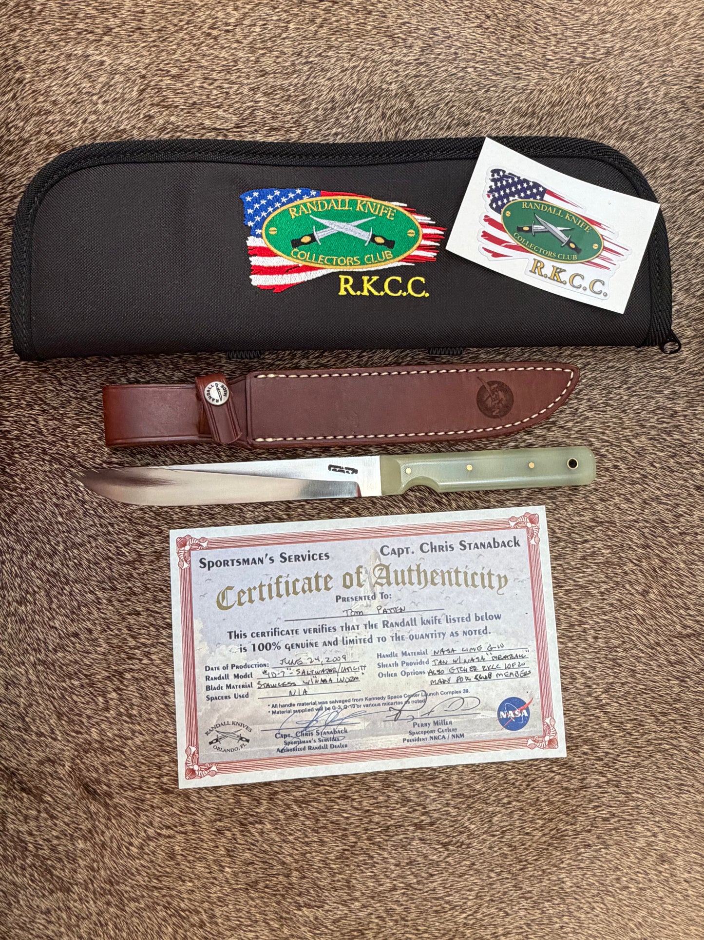 Model 10-7” Fisherman & Utility                                     NASA Lime G-10