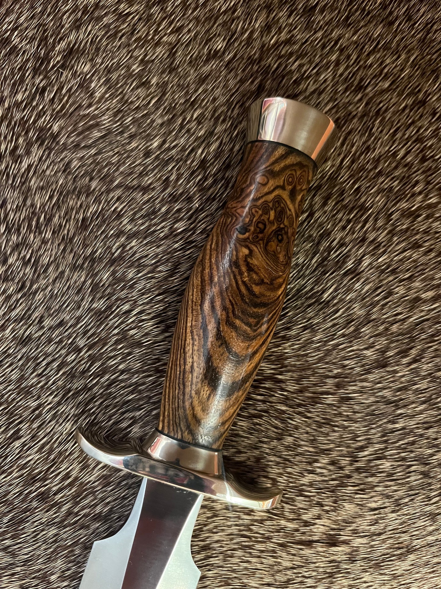Model 2-8” with Beautiful Bocote Wood Handle