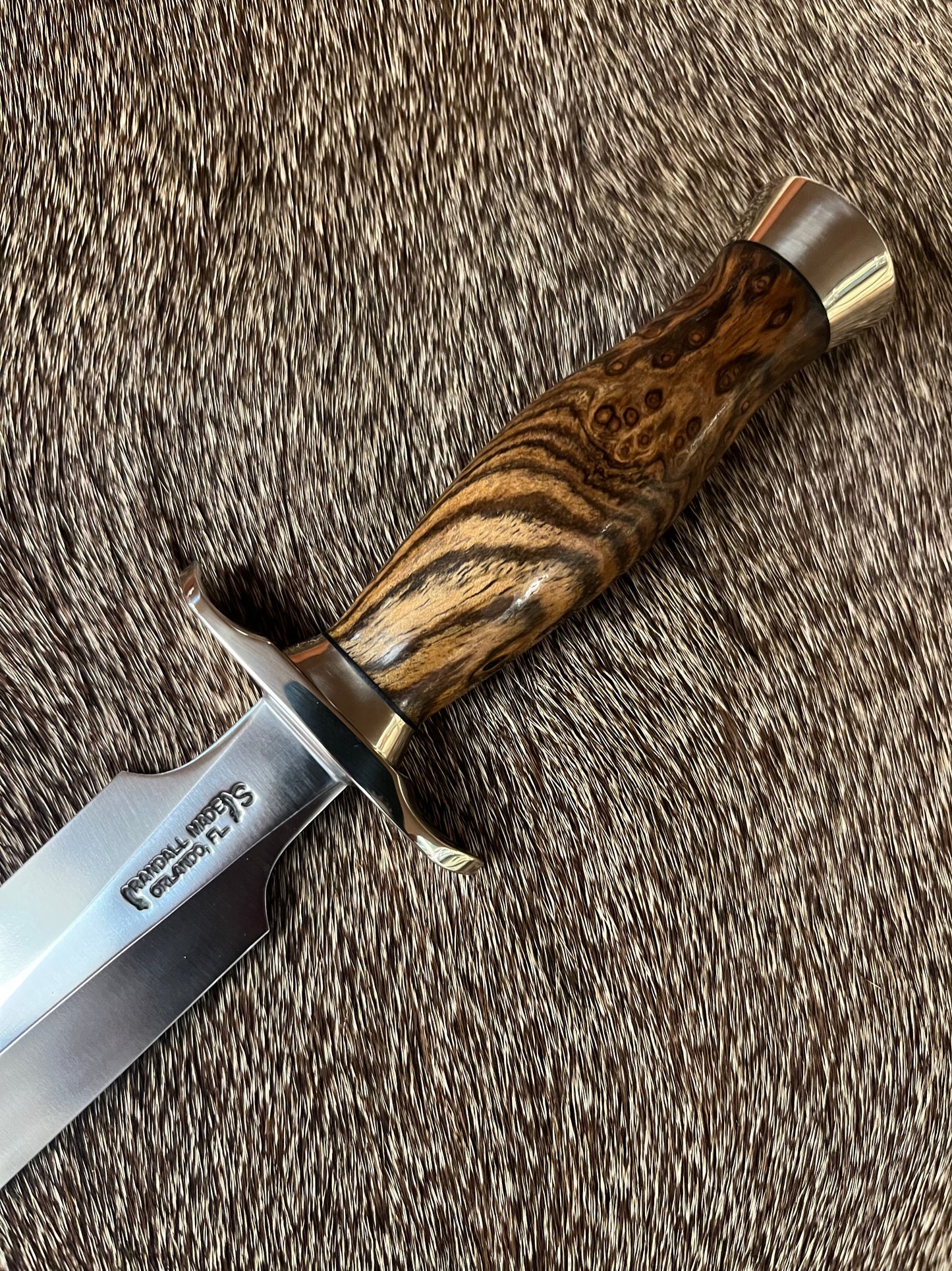 Model 2-8” with Beautiful Bocote Wood Handle