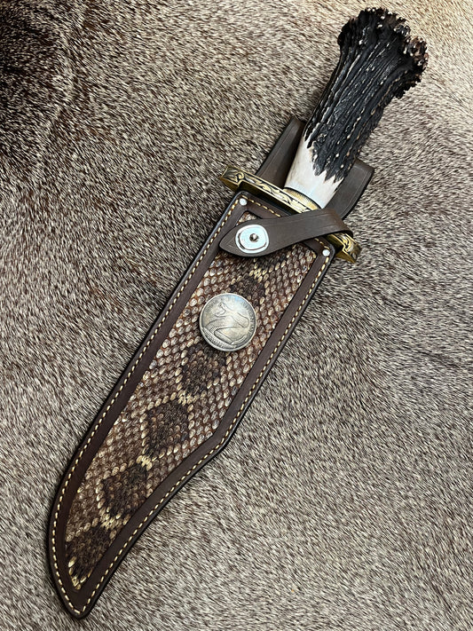 12-11 Smithsonian Crown Stag, Engraved by Master Engraver Jere Davidson with Fine Silver Inlay