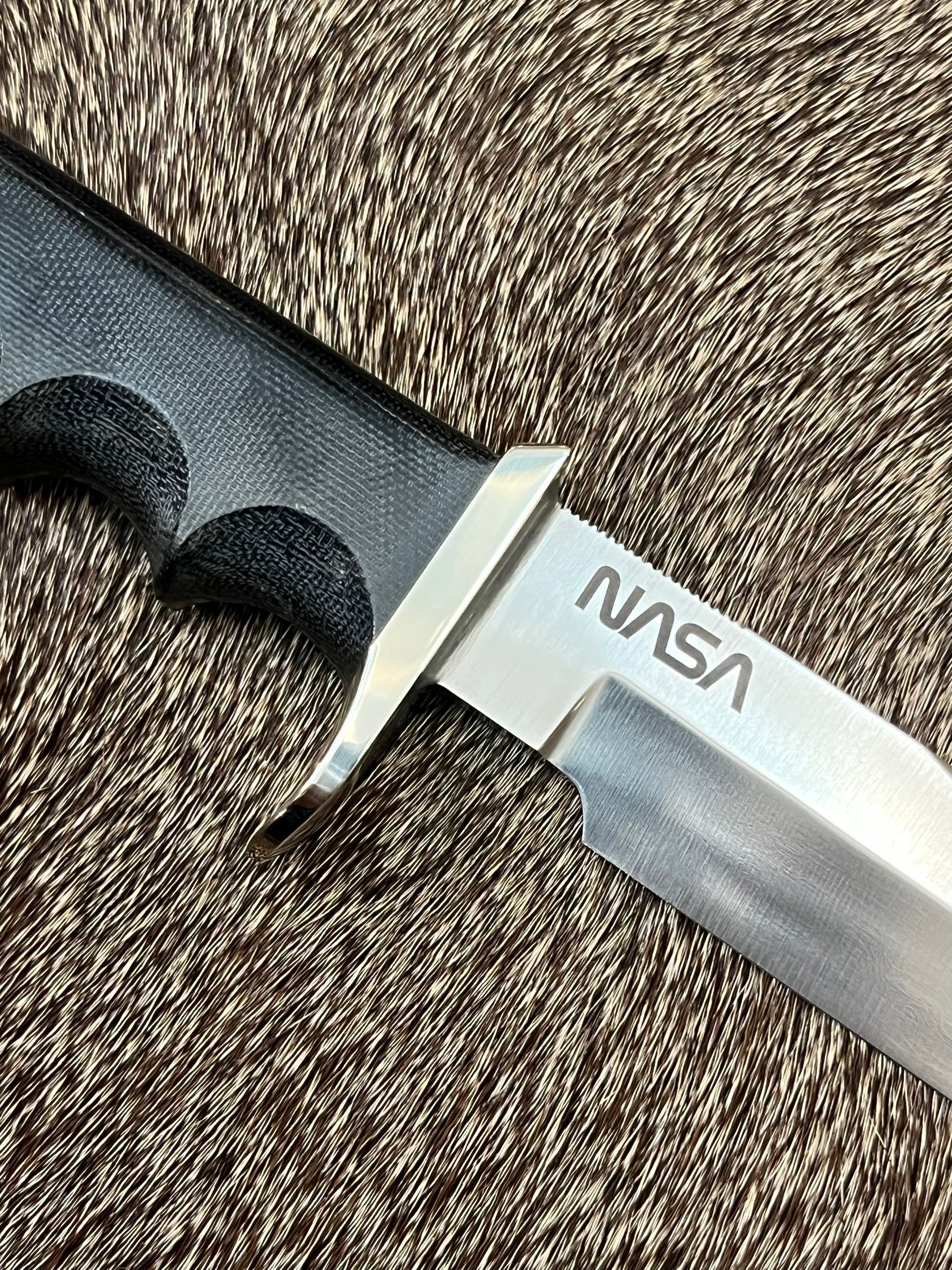 Model 15 Airman NASA Black Canvas Micarta