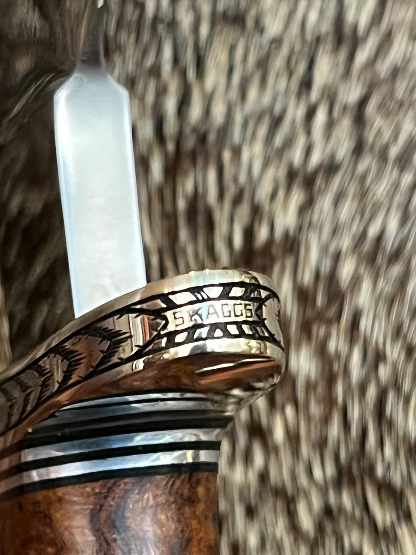 Nordic Special, Expedition  Grade Iron Wood, Nickel Silver Hardware and Engraved by Ron Skaggs