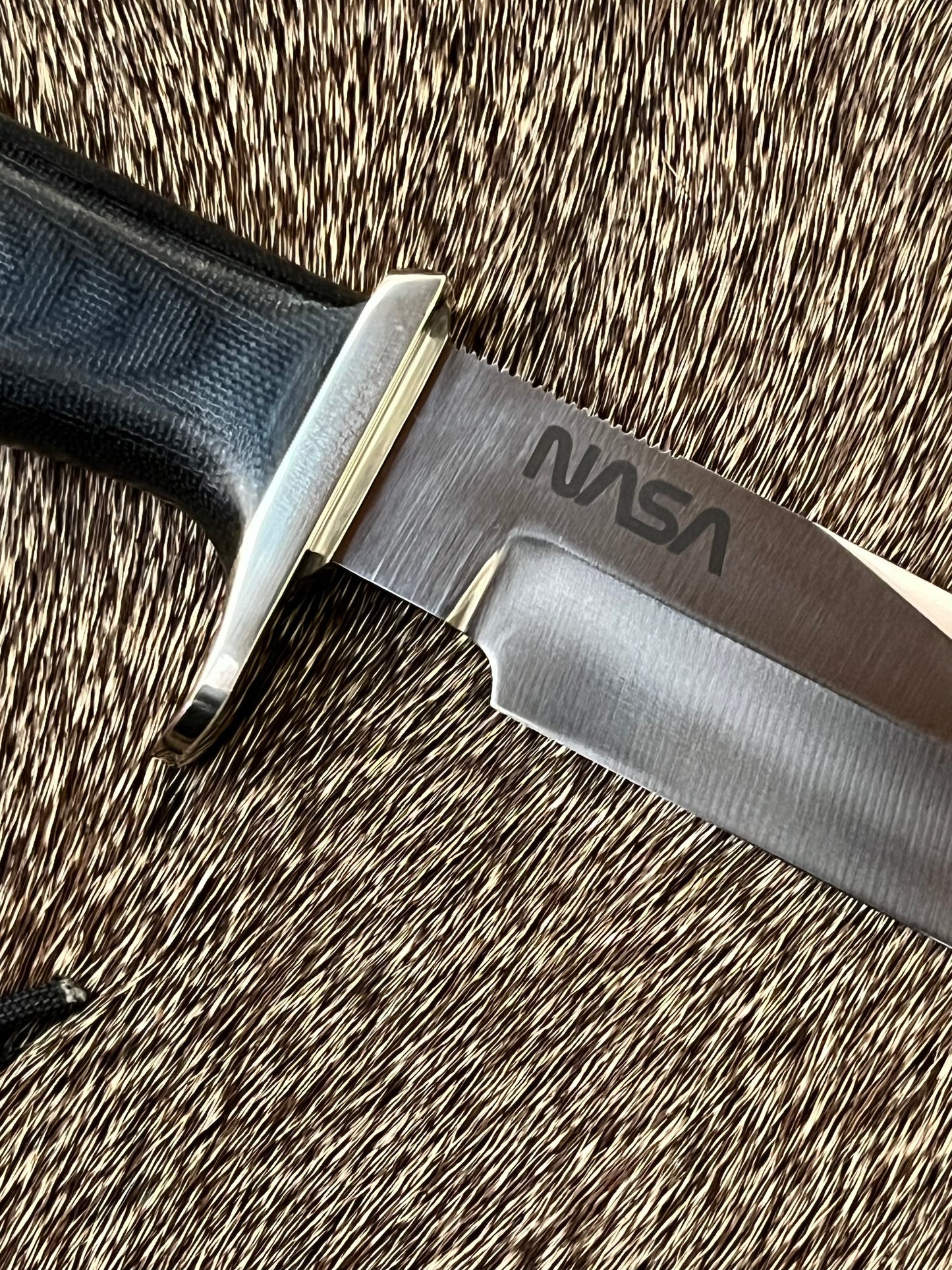 Model 15 - Airman                        NASA Black Canvas Micarta