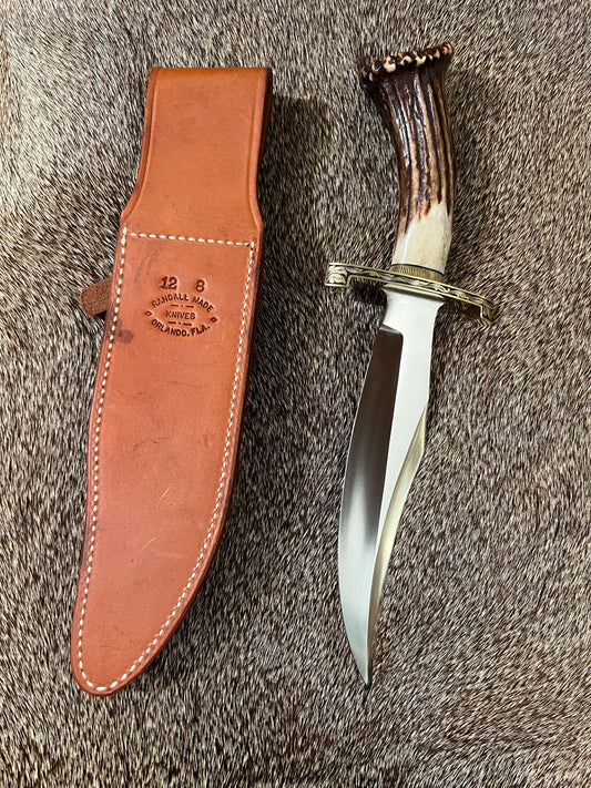 Model 12-8 Big Bear Crown Stag, Engraved by Master Engraver Jere Davidson with Fine Silver Inlay