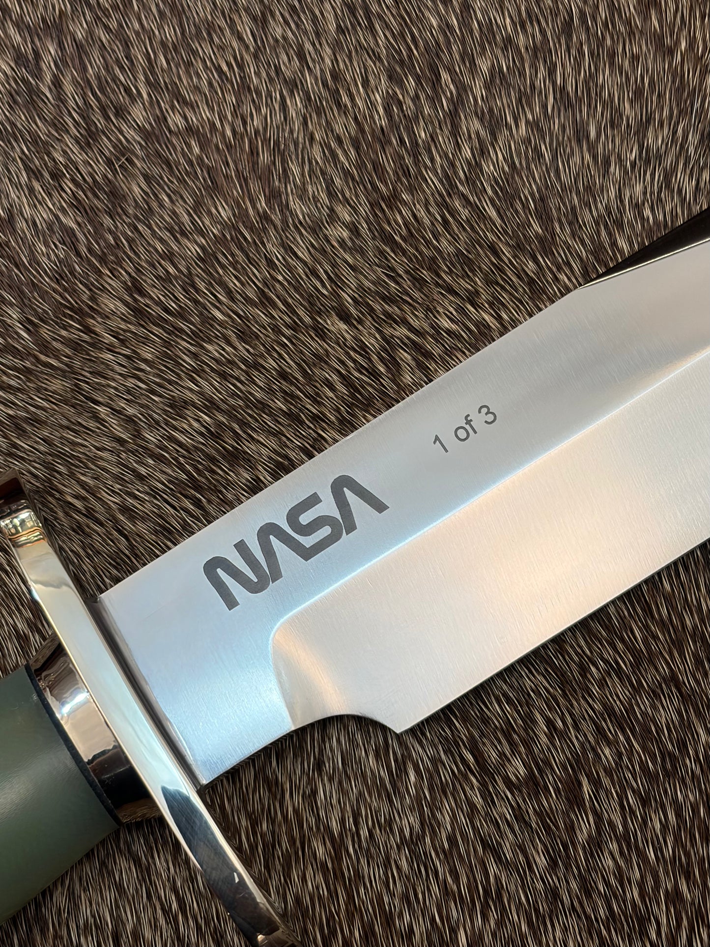 Randall Model 12-9” #14 Grind with NASA Lime G-10, NASA sheath and certificate. Rare bird!!