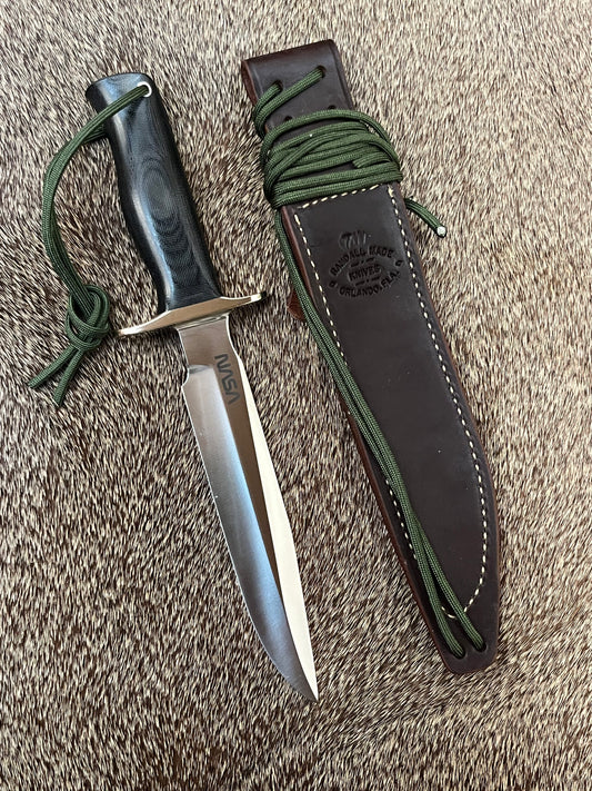 Model 16-7” Special Fighter #1 NASA Black Canvas Micarta