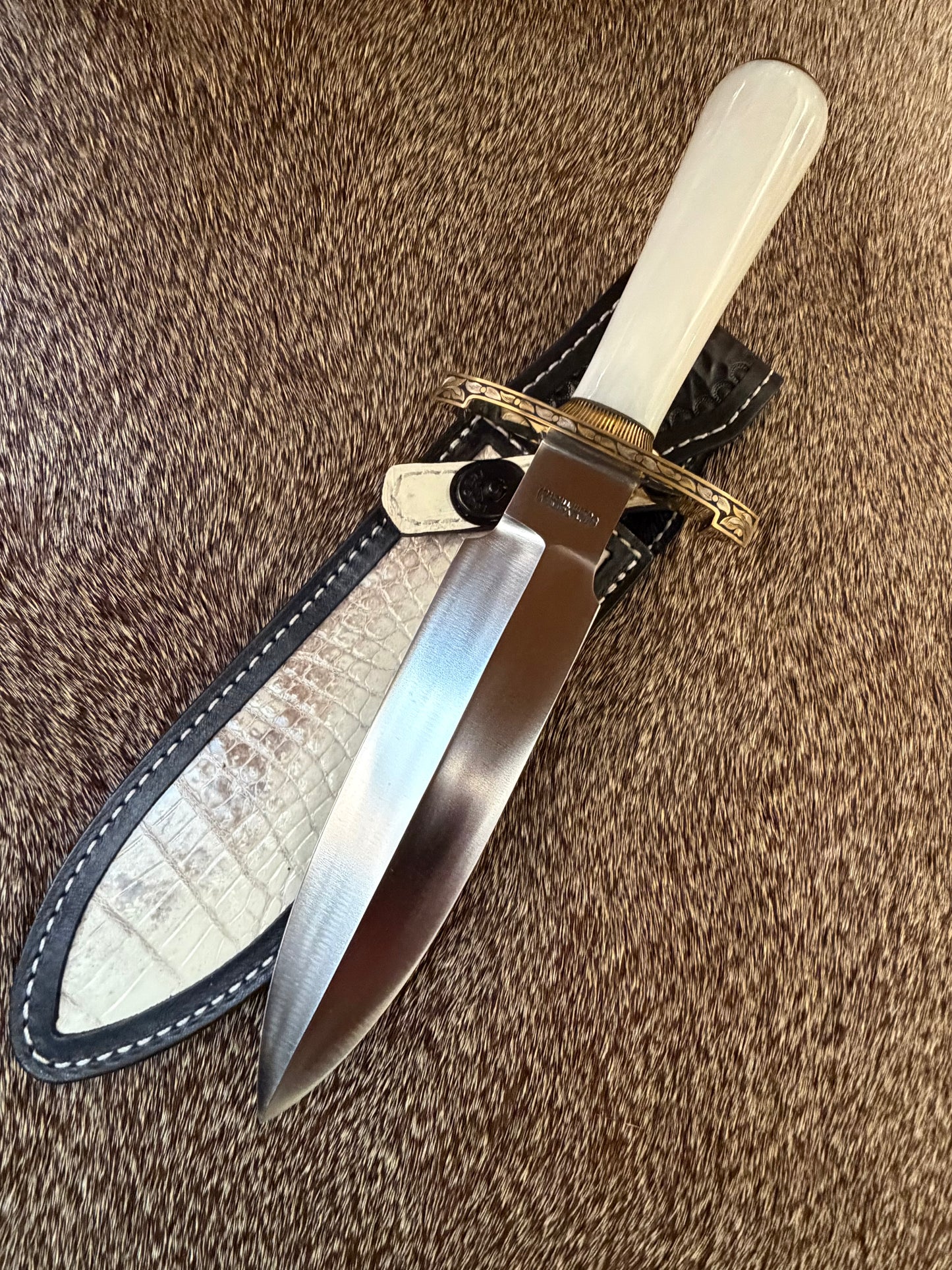 TC Special - Poly Pearl Engraved by Master Engraver Jere Davidson with Fine Silver Inlay