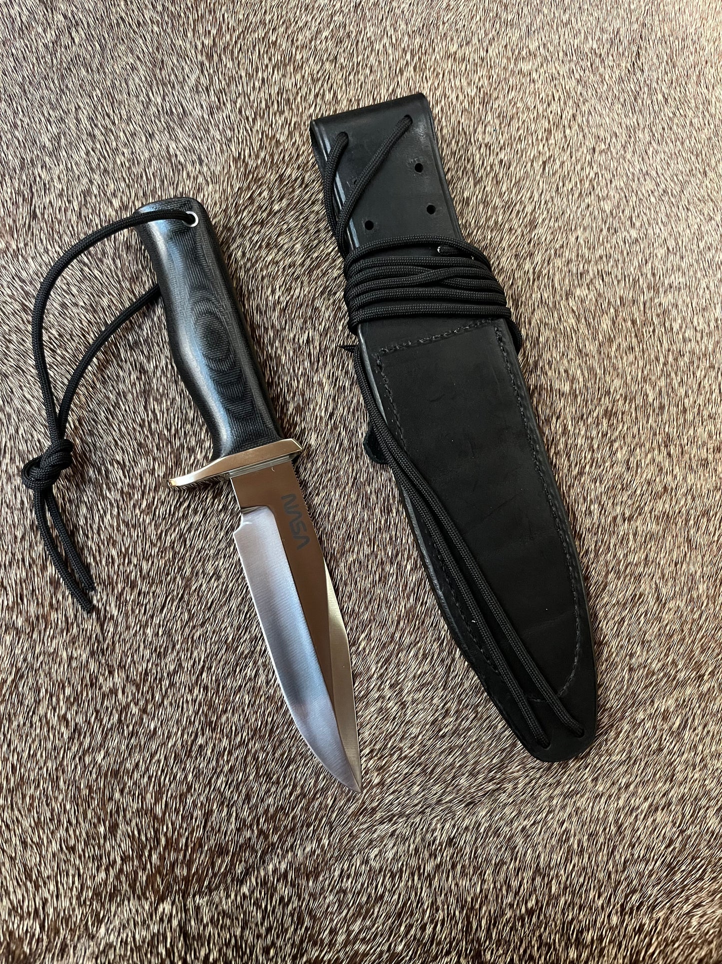 Model 15 - Airman                        NASA Black Canvas Micarta