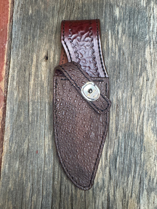 Randall Model 19-5 Exotic Snapping Turtle Skin Sheath from Treeman.