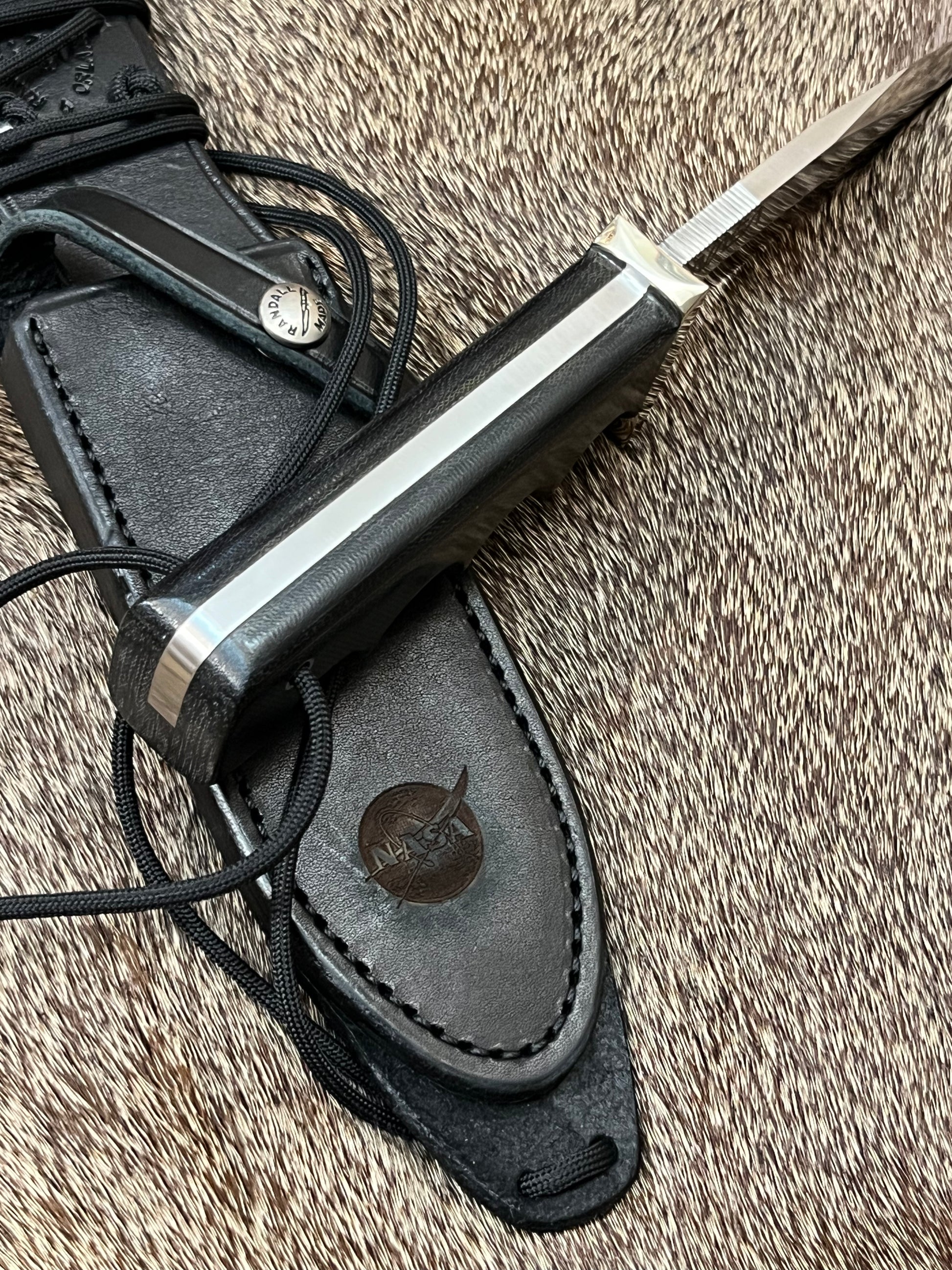 Model 15 Airman NASA Black Canvas Micarta