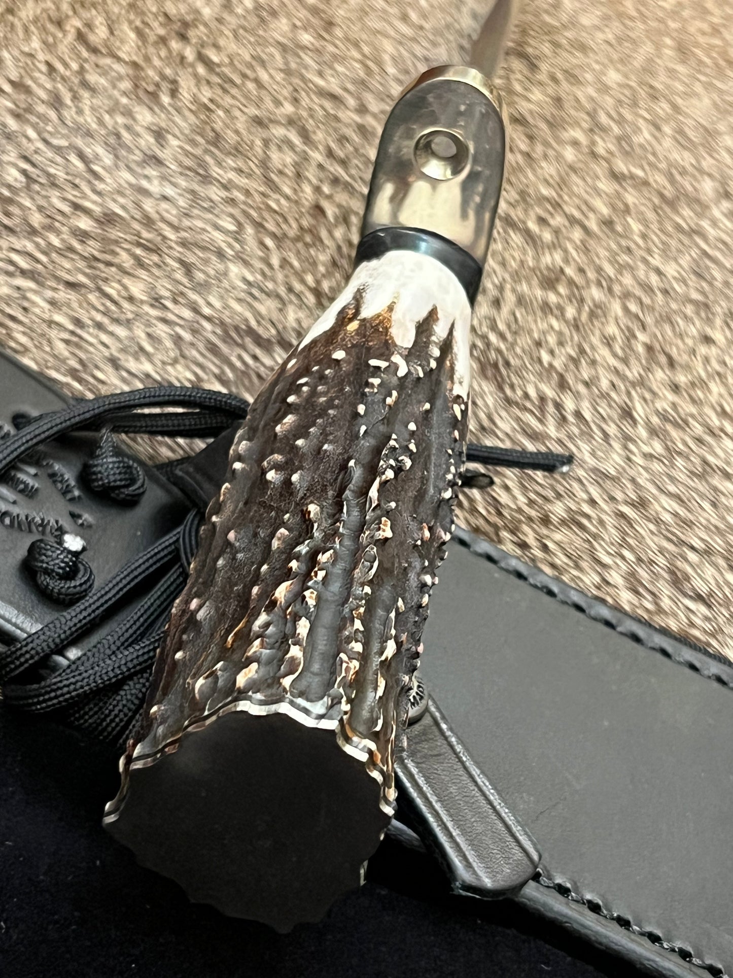 #12-9” #14 Grind Sportsman Bowie                                            Beautiful Stag