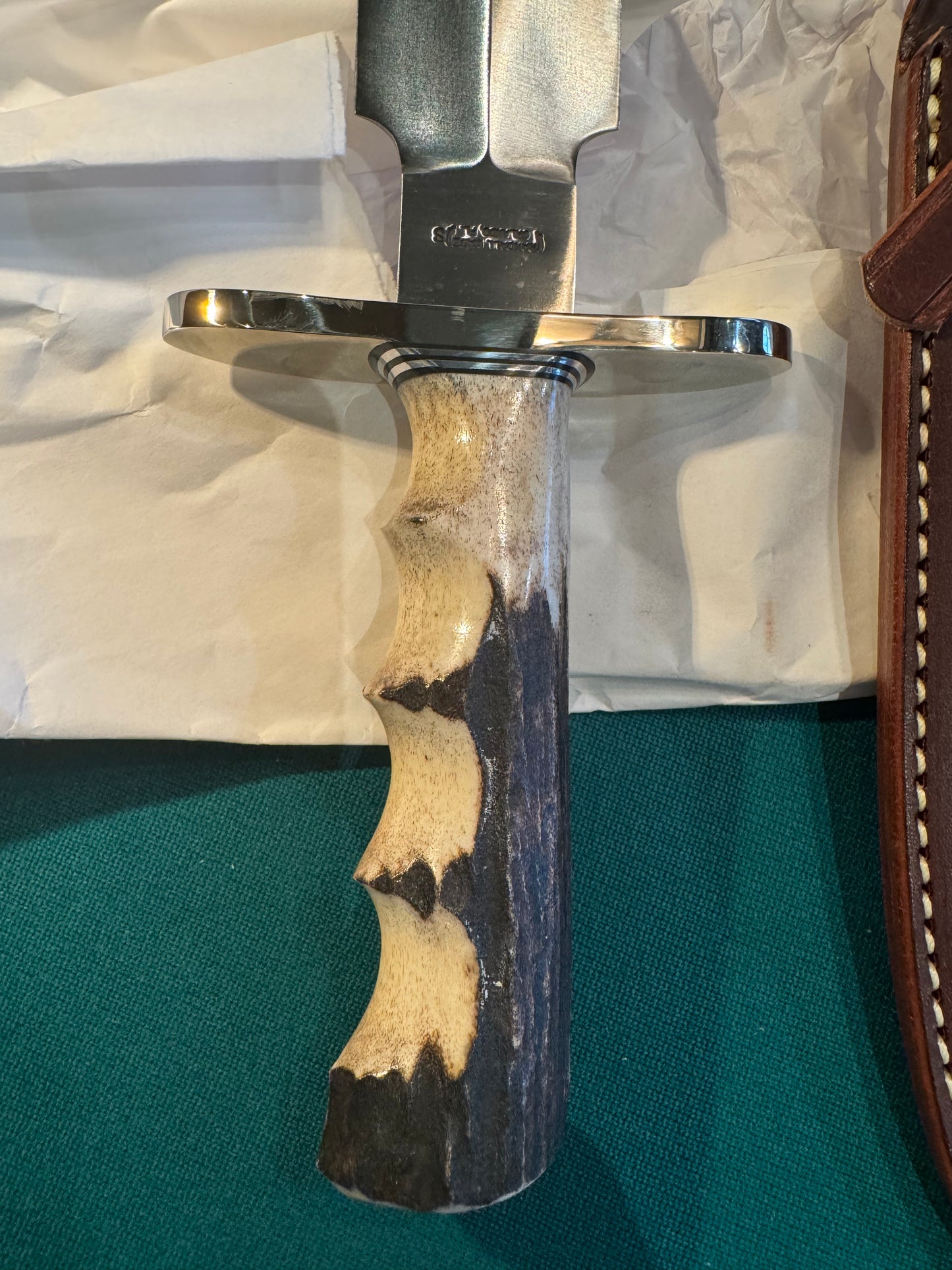 Randall Clinton Special Knife Stag Handle New in Paper