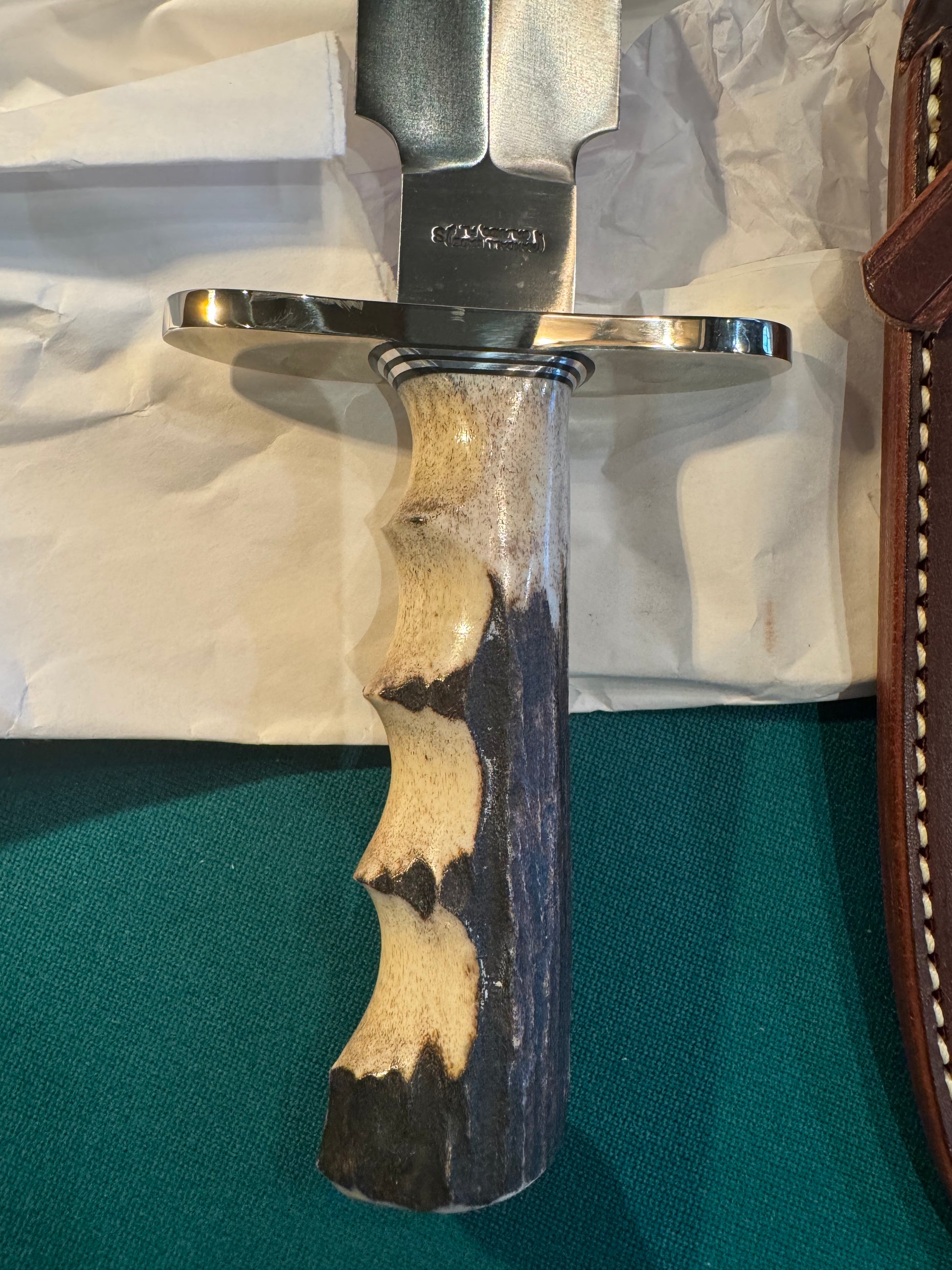 Randall Clinton Special Knife Stag Handle New in Paper