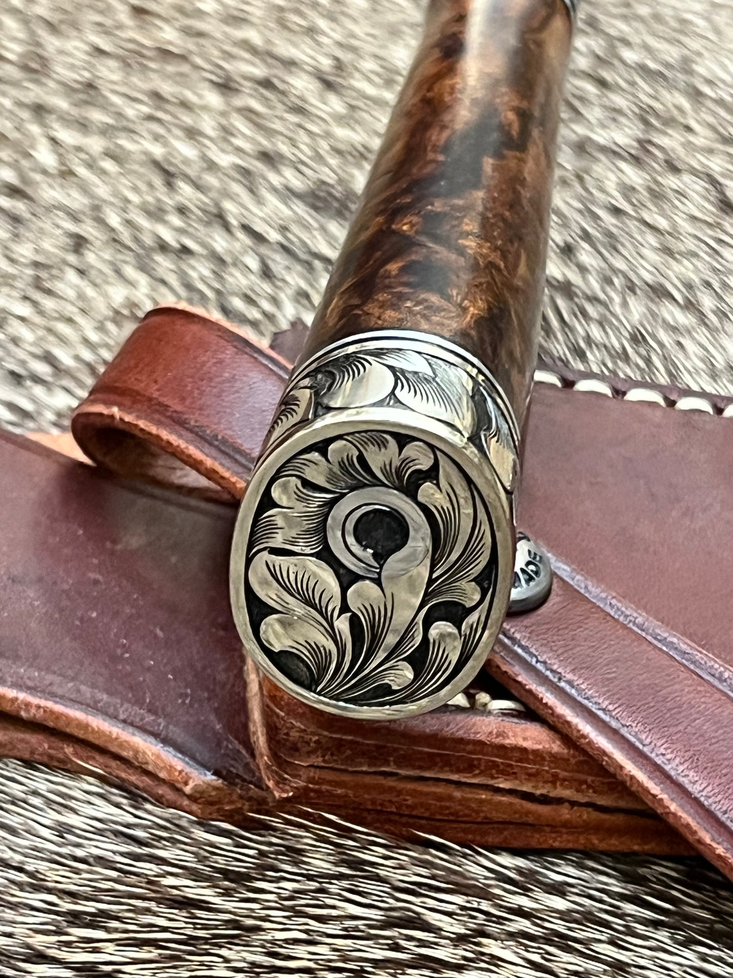 Nordic Special, Expedition  Grade Iron Wood, Nickel Silver Hardware and Engraved by Ron Skaggs