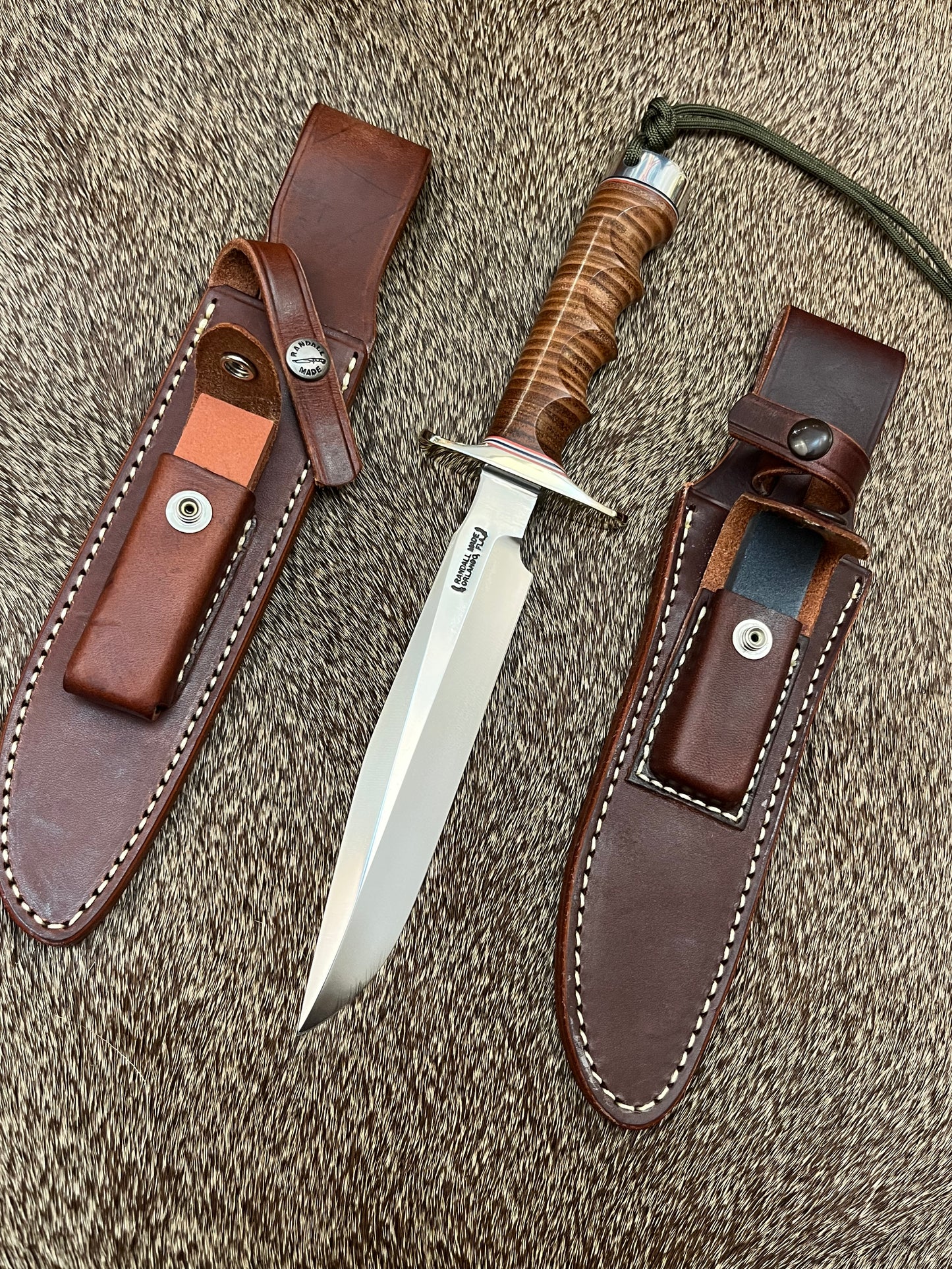 New in Paper Randall Knife Model 1-7 Korean War Commemorative 1 of 50 made Leather