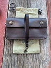 NWT FILSON Brown Workshop Long Snap Leather Wallet only 50 Model # 20308378