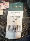 Filson Light Cruiser Soy Wax Jacket Olive L Rare NWT # 10451 USA Made Vintage
