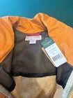 Filson Light Cruiser Soy Wax Jacket Orange/Tan Rare NWT # 10451 USA Made Vintage