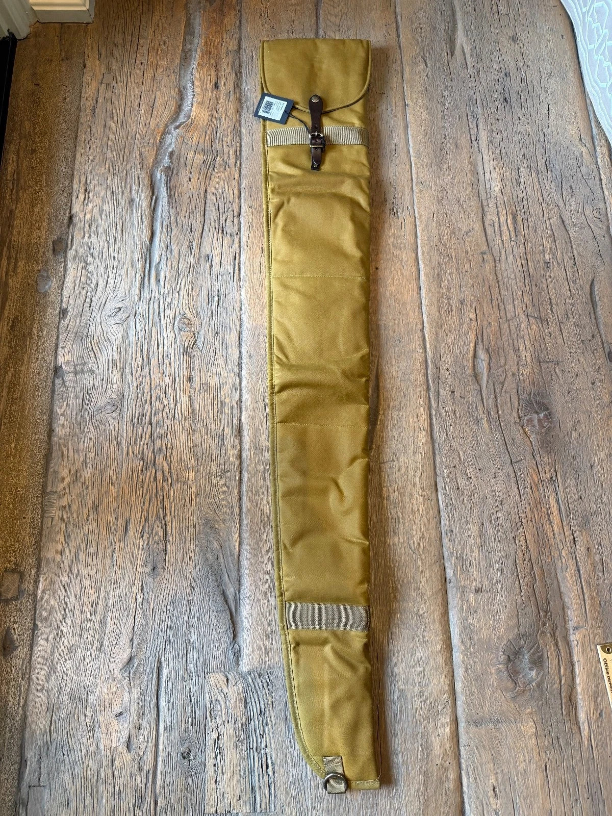 Filson New Tin Cloth Gun Sleeve Case Dark Tan 52 Oil Waxed #11070183 Made USA