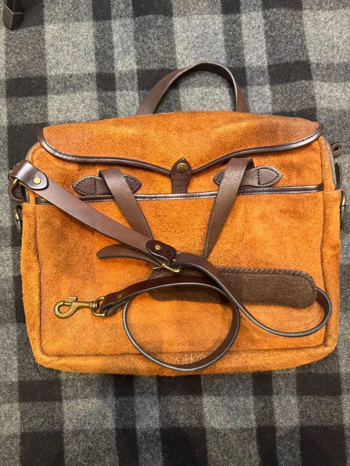 Rare Filson Roughout Leather Original Briefcase | Limited Edition | Made in USA