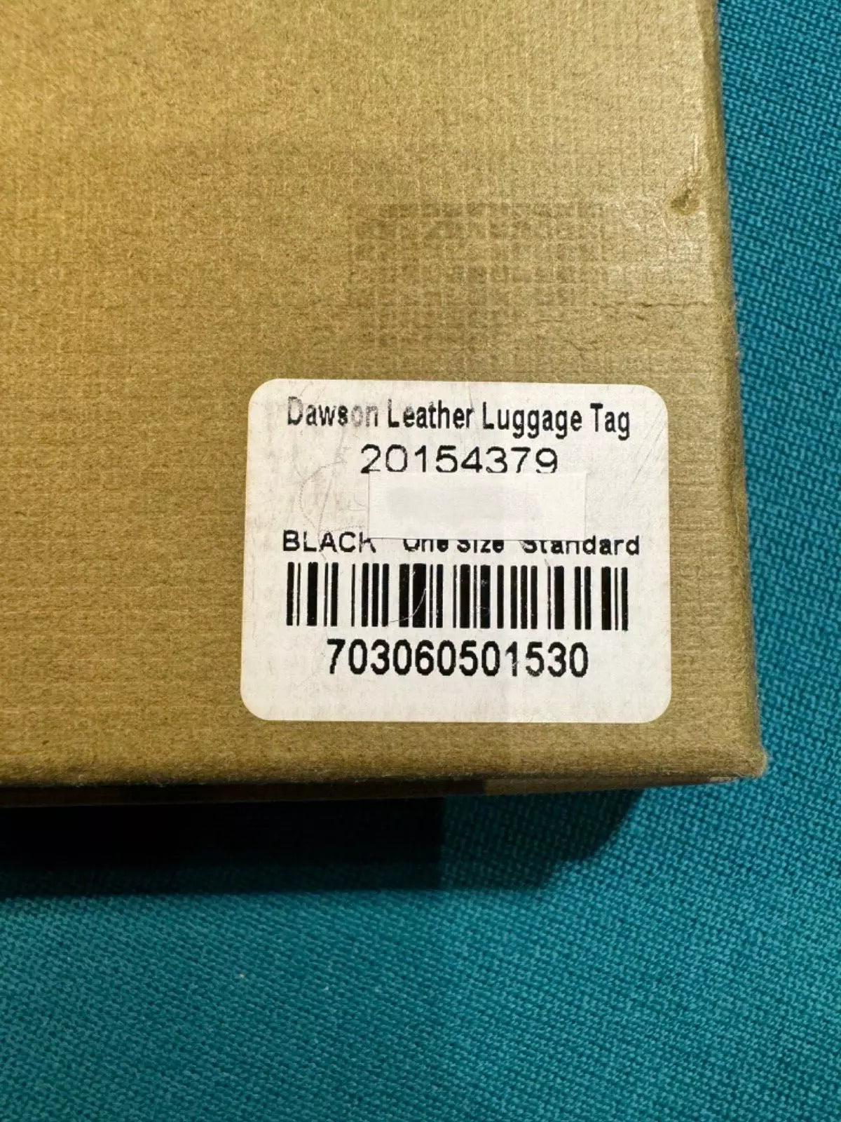 FILSON Dawson Leather LUGGAGE TAG Black Rare New with Tags Original Bo ...