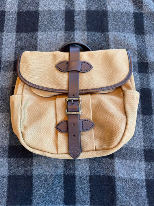 Filson Small Rugged Twill Field Bag | NWOT | Tan | USA | MSRP $450 | 70230