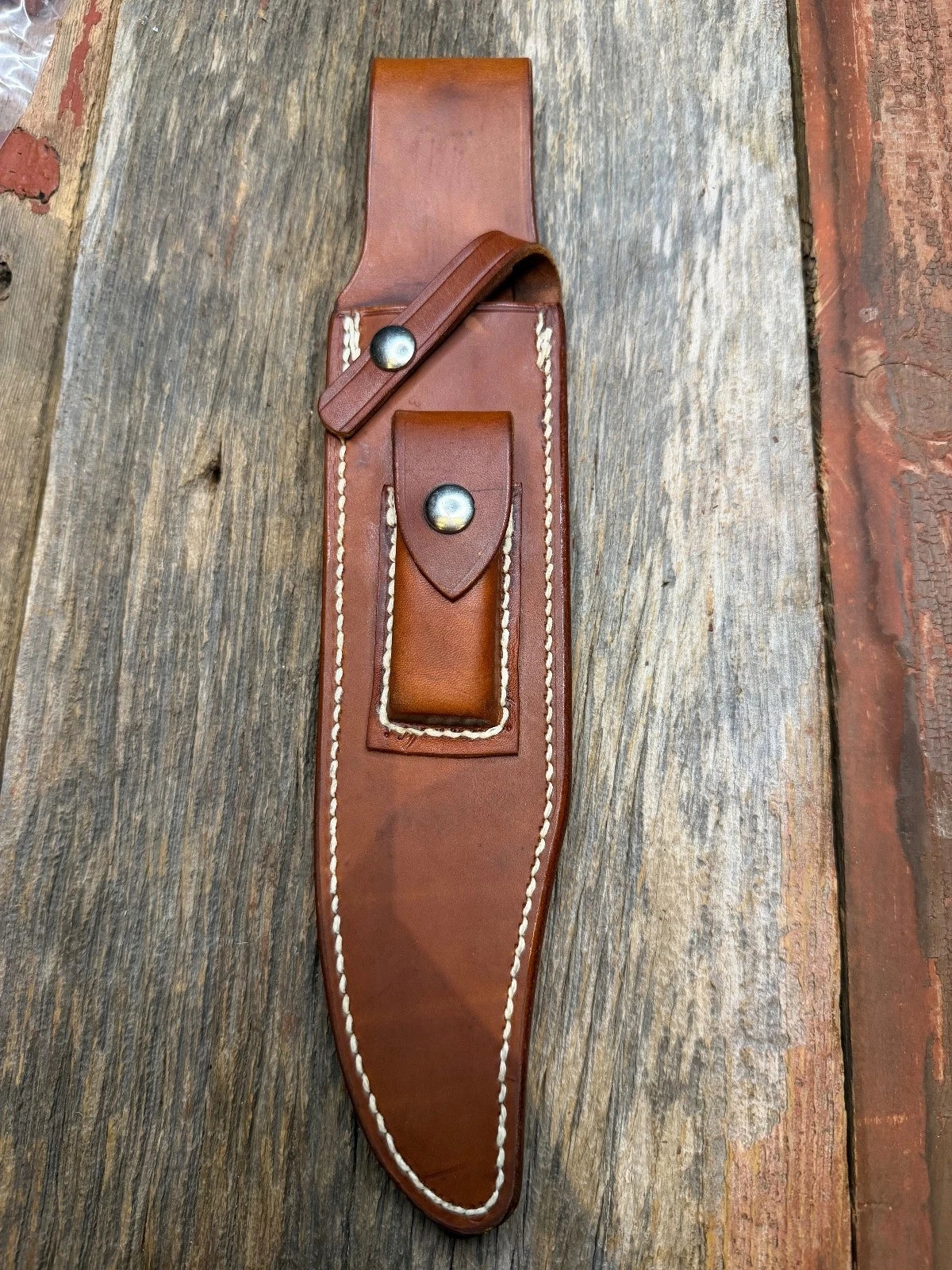 Vintage Randall Leather Knife Sheath Model 12-9  Pre 90’s Johnson era tuff find
