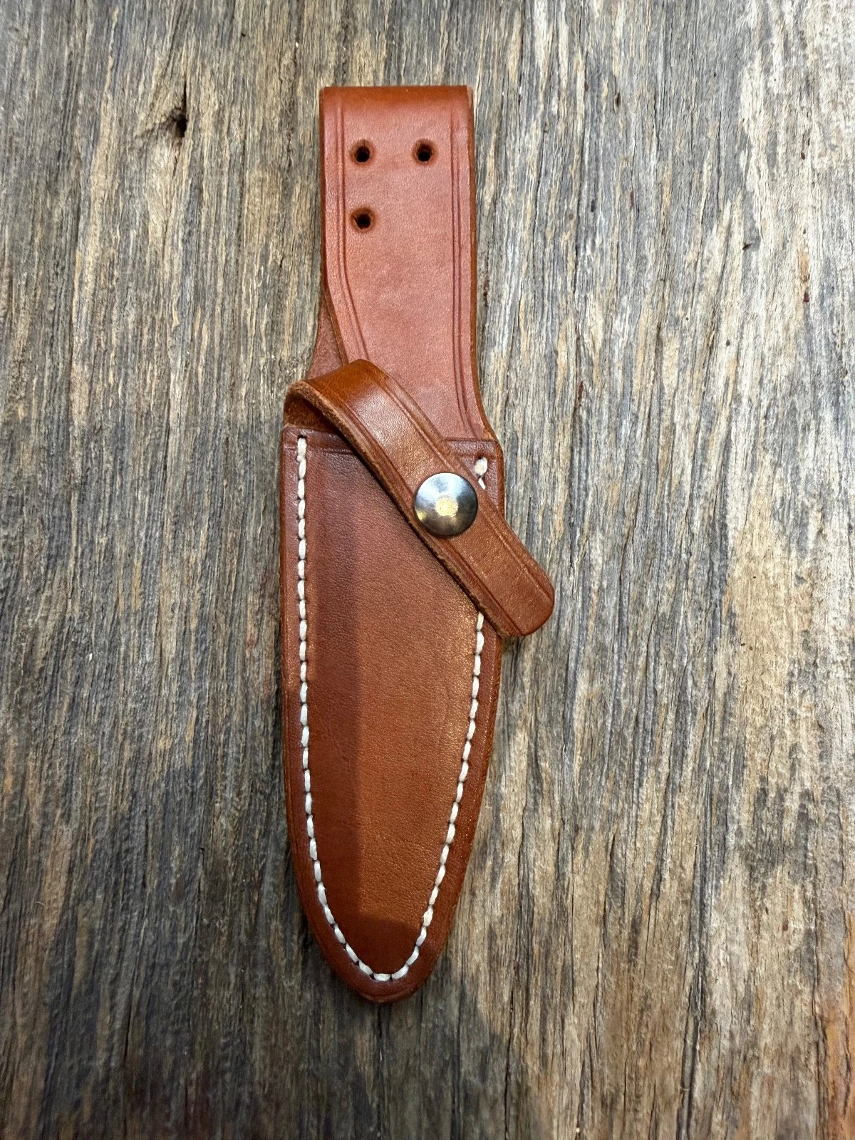 Randall Leather Knife Sheath Model 8-4  Linen stitched early Gutcher tuff find