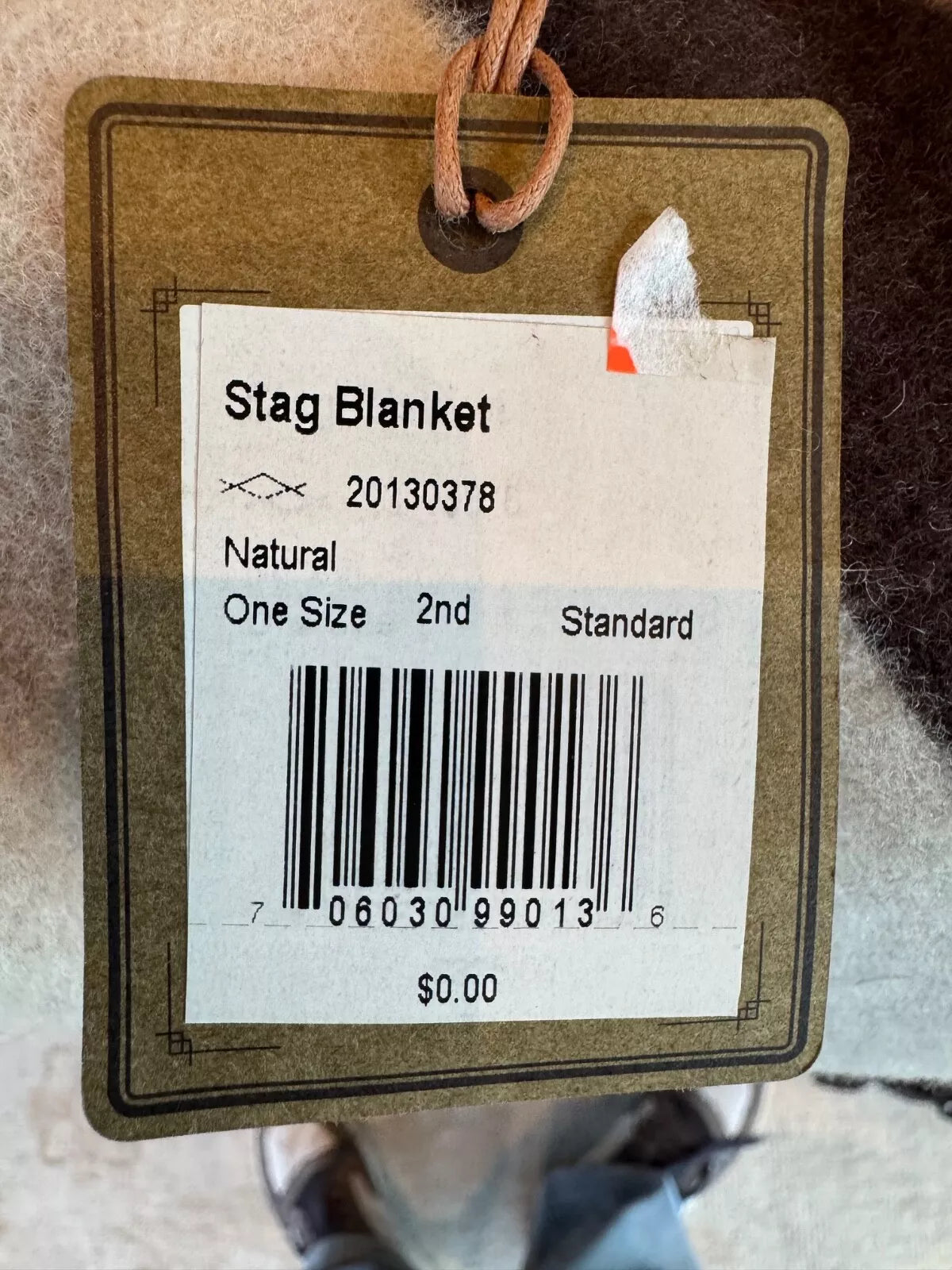 New NWT USA MADE Filson Pendleton 2nd Wool Blanket Stag 80 by 64, 20130378