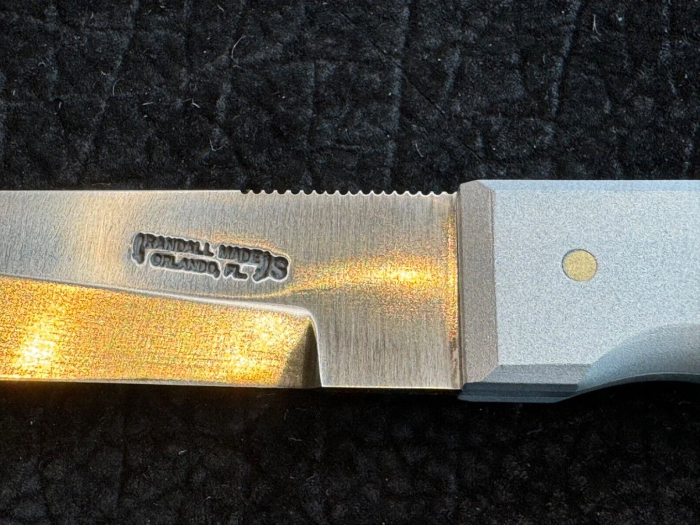 New in Paper Randall Knife Model 10-7 Fisherman Stainless Blade Aluminum Handle