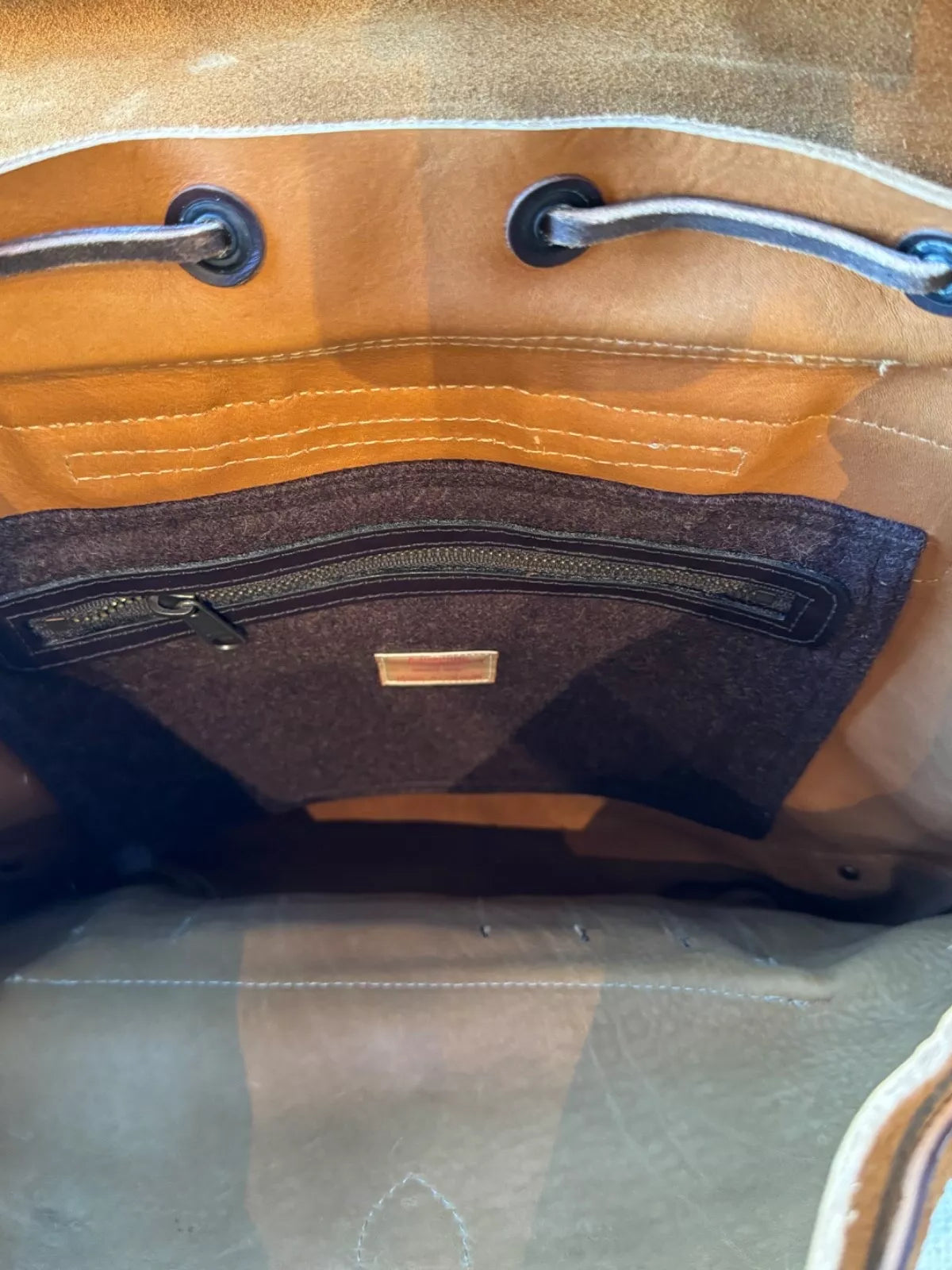 FILSON RUGGED SUEDE BACKPACK SADDLEBROWN ONE SIZE NWT RARE USA MADE LONG 11070435 GONE!!