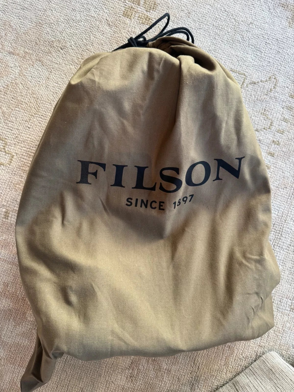 Filson NWT Weatherproof Leather Duffle Sierra Brown NWT Grail Rare 11070397