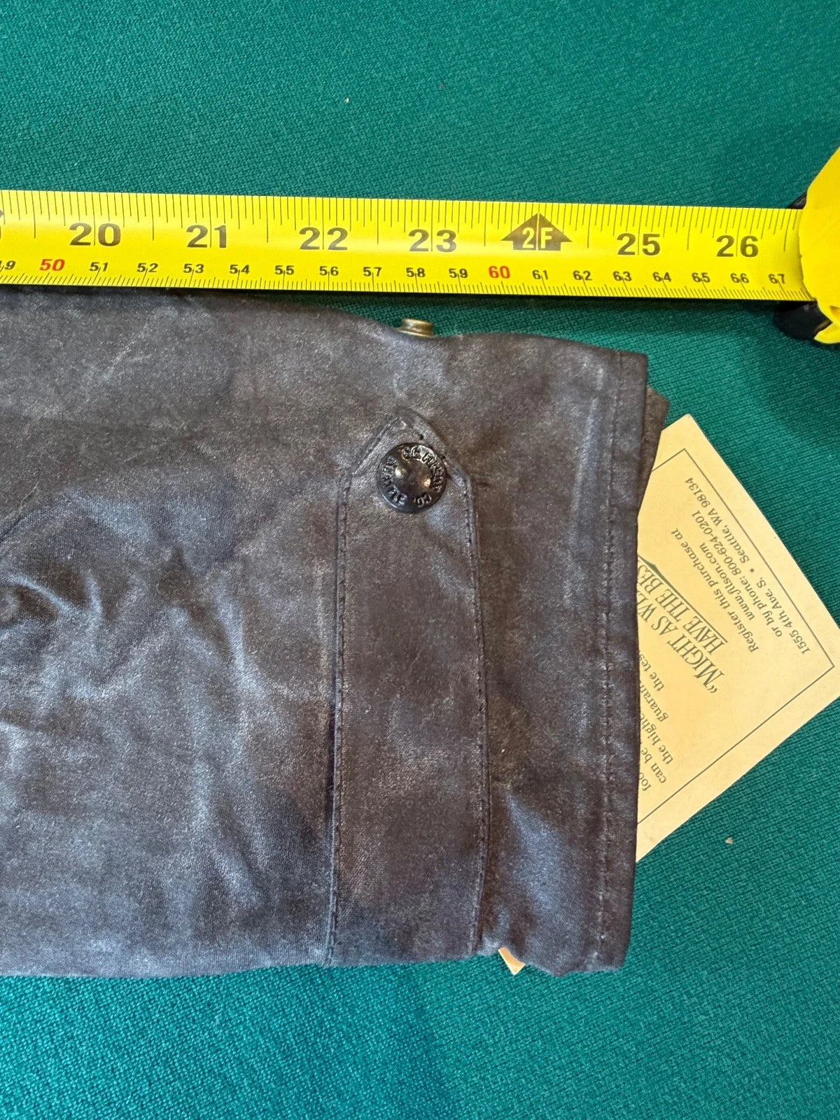 Filson Cover Cloth Explorer Soy Wax Jacket M Rare NWT # 20145 USA Made Vintage