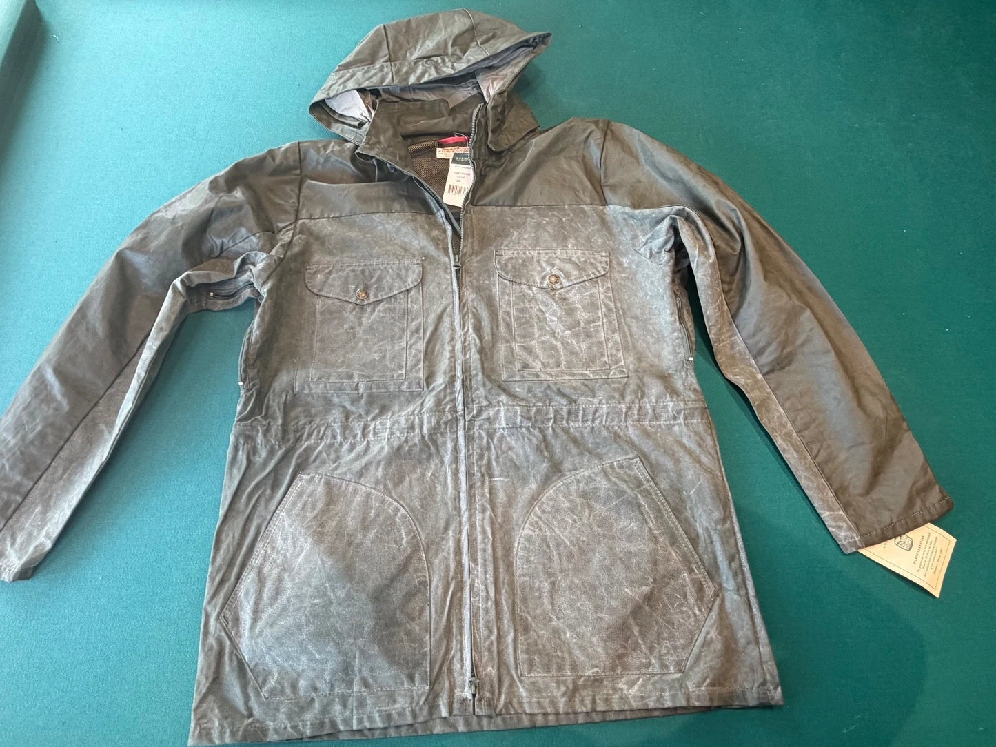 Filson Light Cruiser Soy Wax Jacket Olive L Rare NWT # 10451 USA Made Vintage