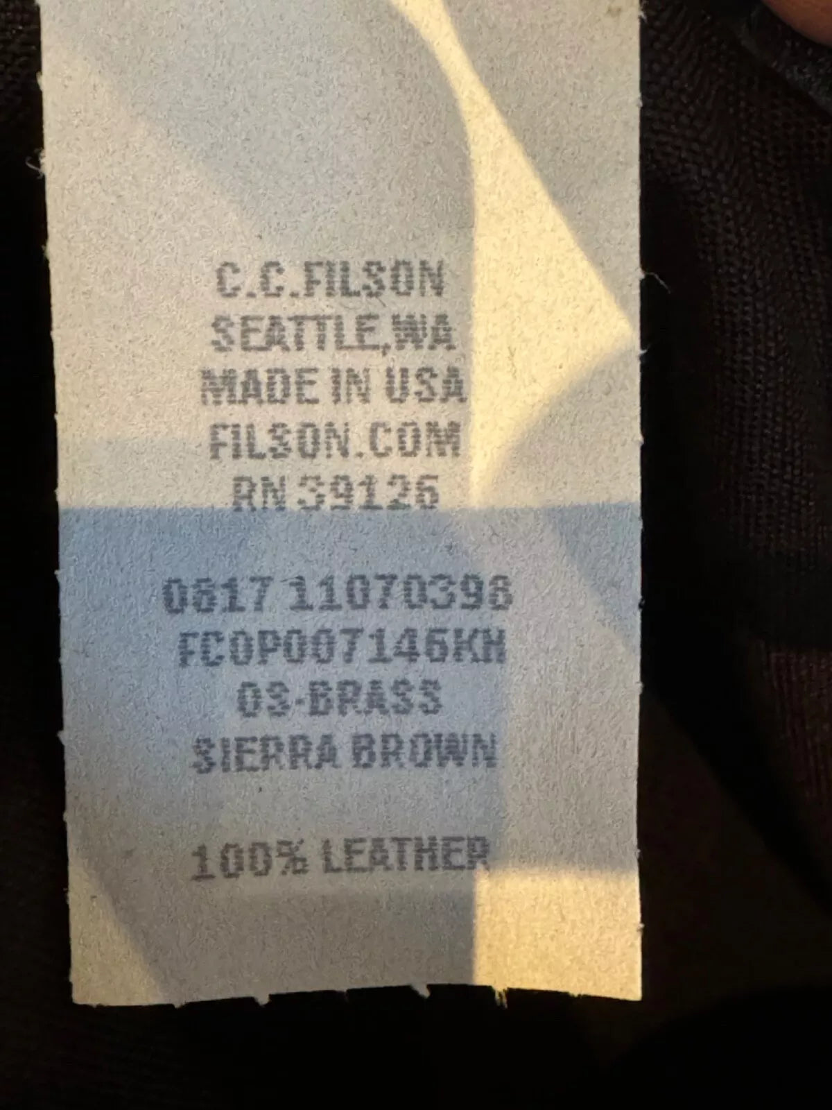 Filson NWT Weatherproof Leather Journeyman Backpack Sierra Brown NWT Grail Rare 11070398