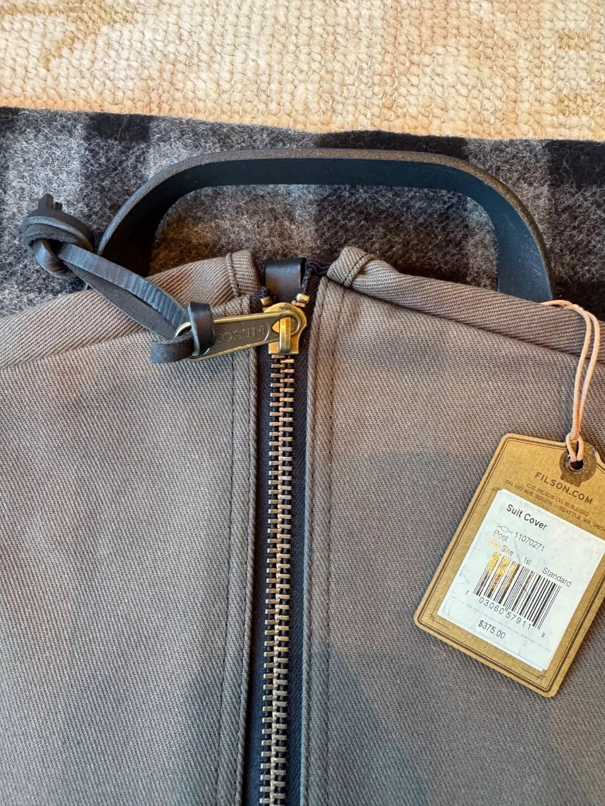 Made in USA Filson Rugged Twill Suit Cover in Root New with Tags # 11070271 Mint