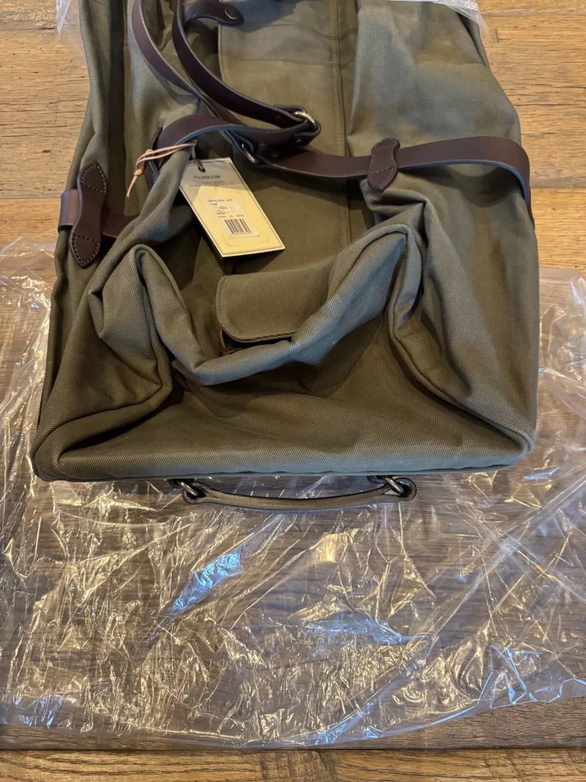 NWT Filson Filson XL Rugged Twill Rolling Duffle Bag Otter Green Rare 11070376